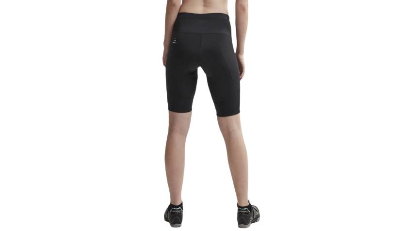 Шорты Craft Essence Shorts женские, размер L, сезон SS 21, черно-серый 3 Шорты Craft Essence Shorts женские, размер L, сезон SS 21, черно-серый 3