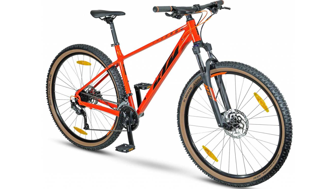 Фотографія Велосипед KTM CHICAGO 291 29", розмір XL рама 53см (2022) Помаранчевий 2