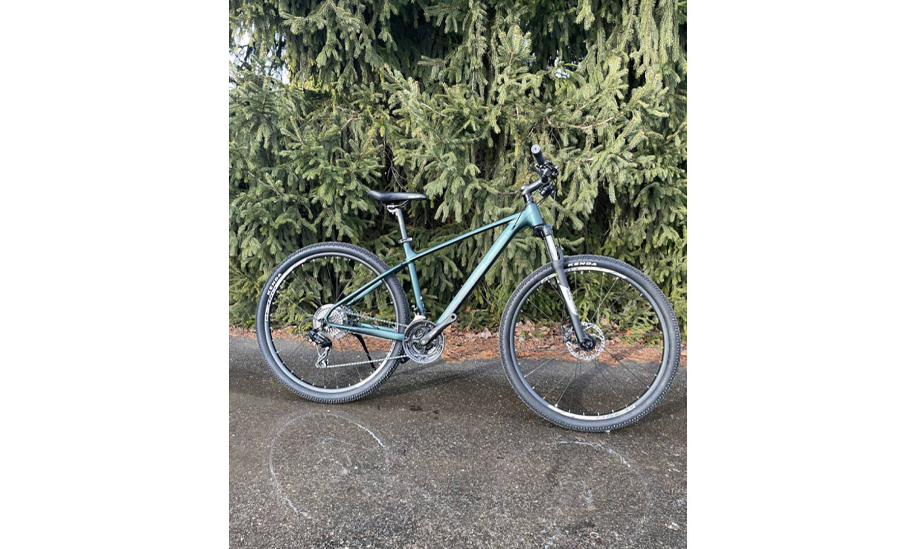 Велосипед OSKAR SHADOW 29", размер М, рама 18", 2025, темно-зеленый матовый 3