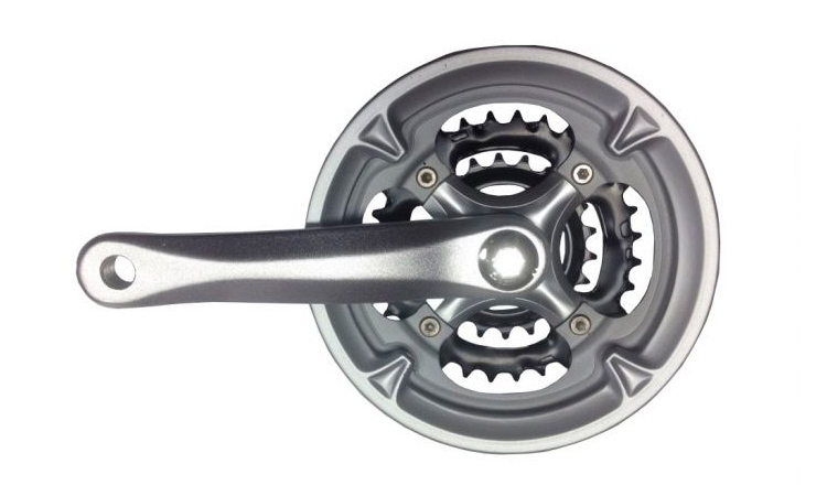 Фотографія Комплект шатунів PROWHEEL TC-CQ01, 42/32/22 зубів, 170 мм, сірі