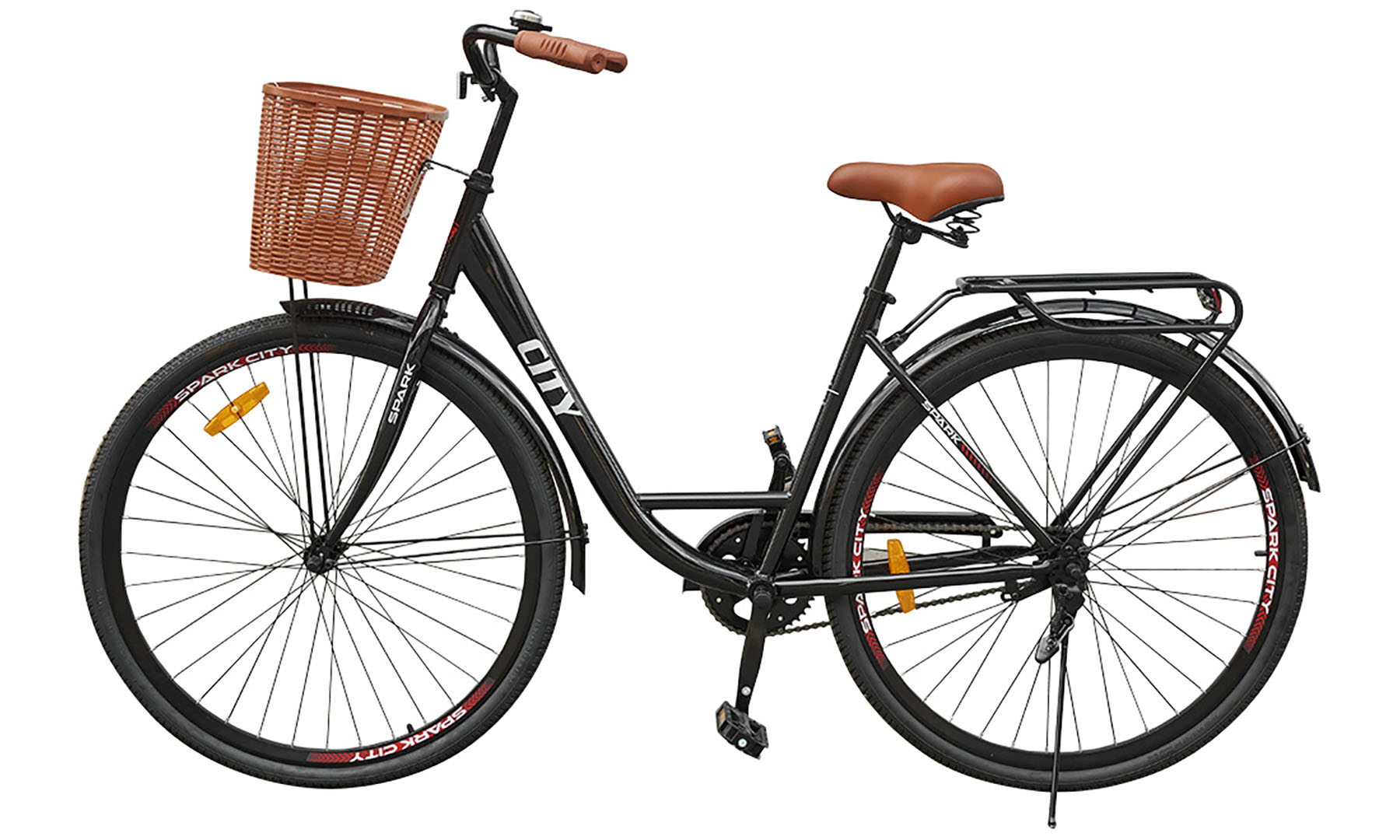 Фотография Велосипед SPARK CITY MOVA 28", размер рамы L (18"), черный 5