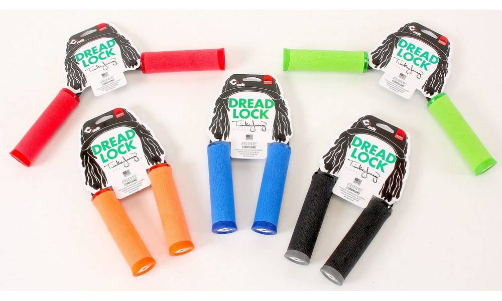 Гріпси ODI Tinker Juarez Dread Lock Grip чорні з чорними замками 8