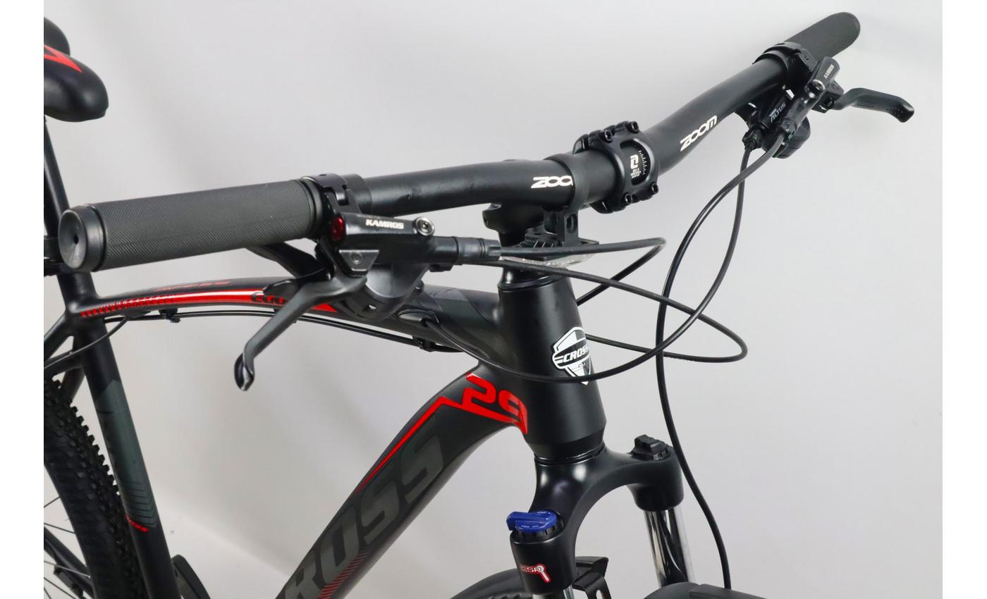 Велосипед Cross Egoist V2 29" розмір XL рама 21" 2022 Чорний-Червоний 6