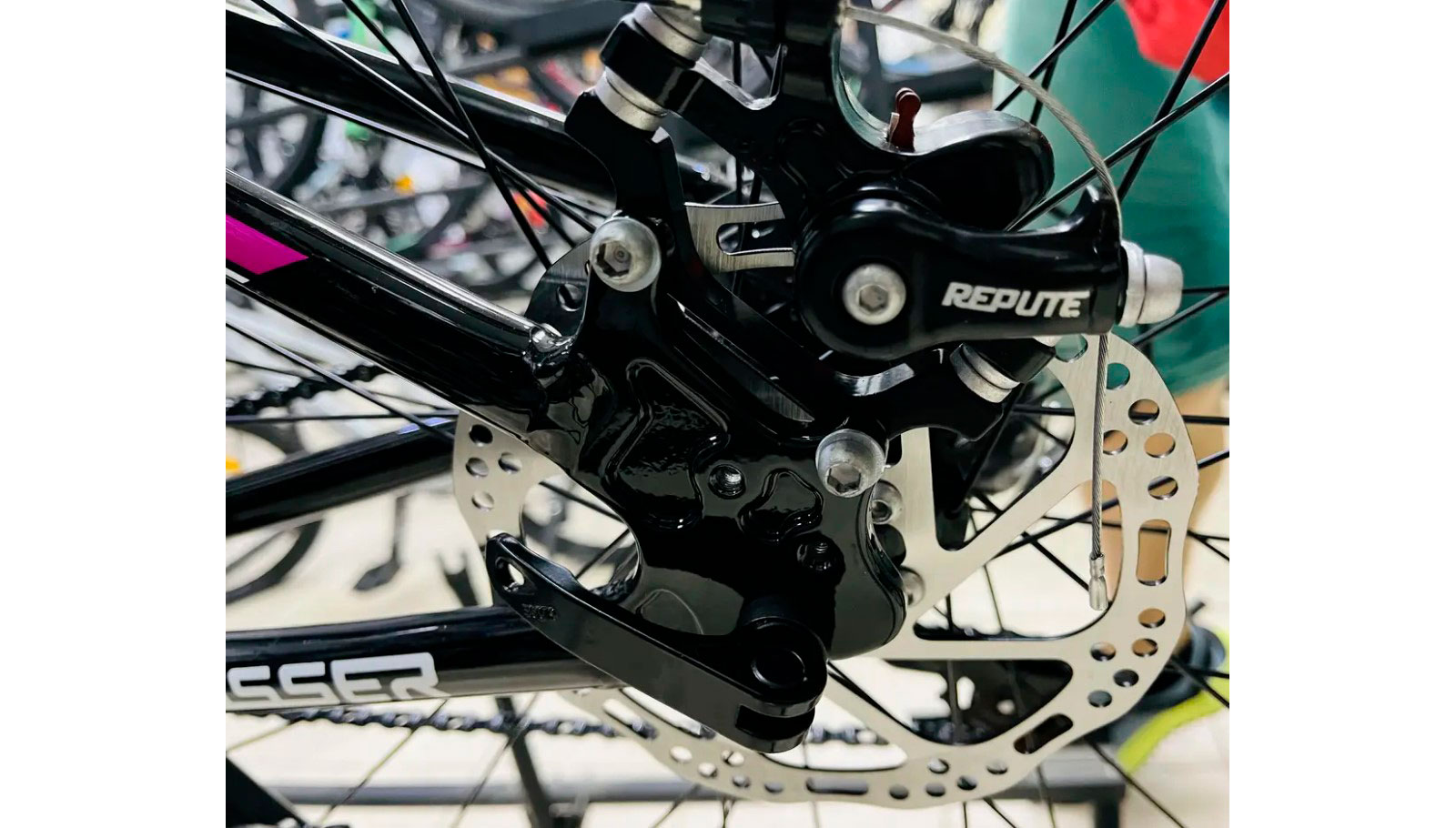 Велосипед Crosser Girl 27,5" размер S рама 15 Черно-бирюзовый 7 Велосипед Crosser Girl 27,5" размер S рама 15 Черно-бирюзовый 7