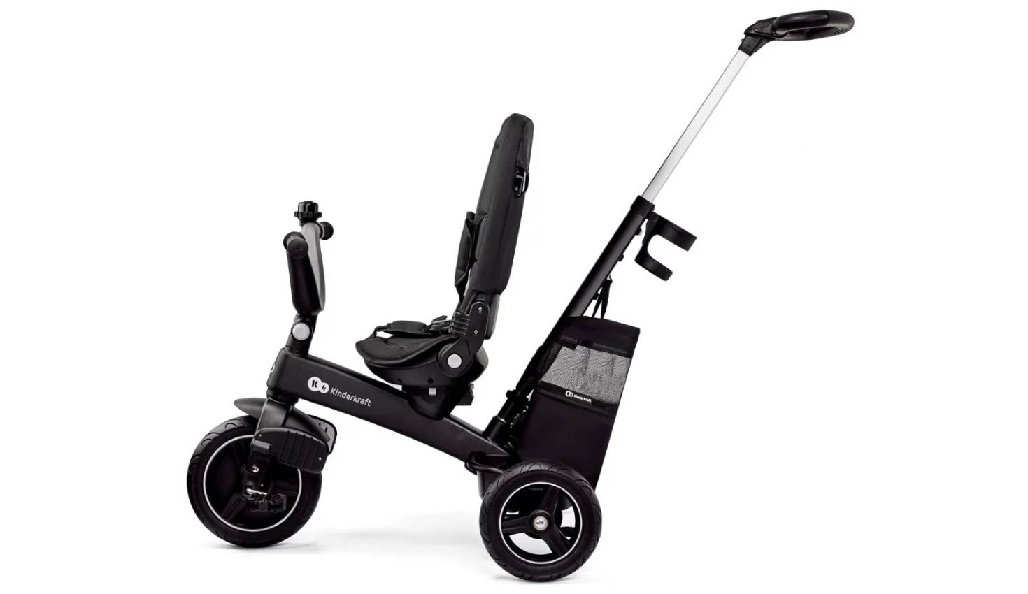 Триколісний велосипед Kinderkraft Easytwist Black 15