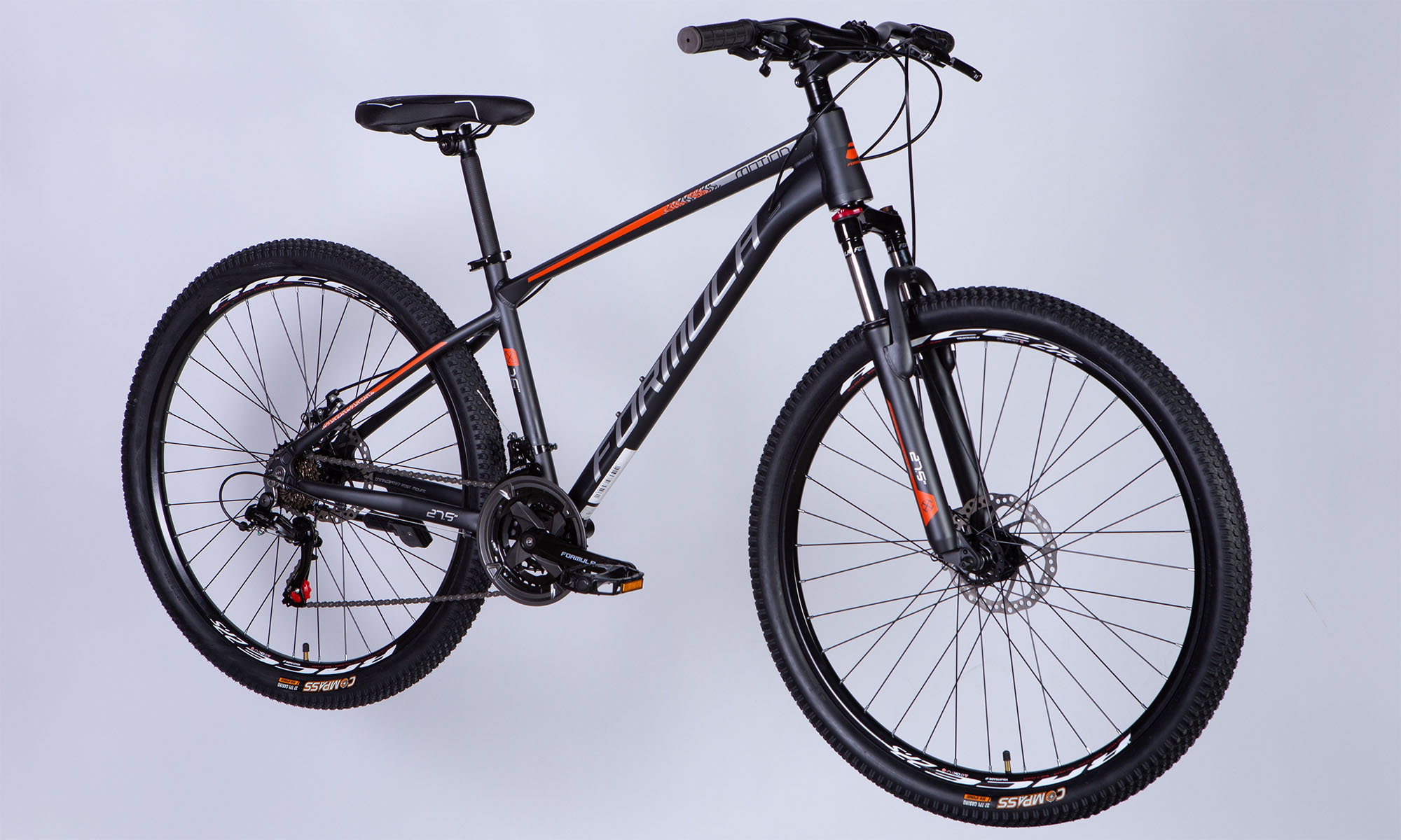 Велосипед Formula MOTION DD FR 27.5", размер M, рама 18", 2025, серо-серебристый (матовый)  6