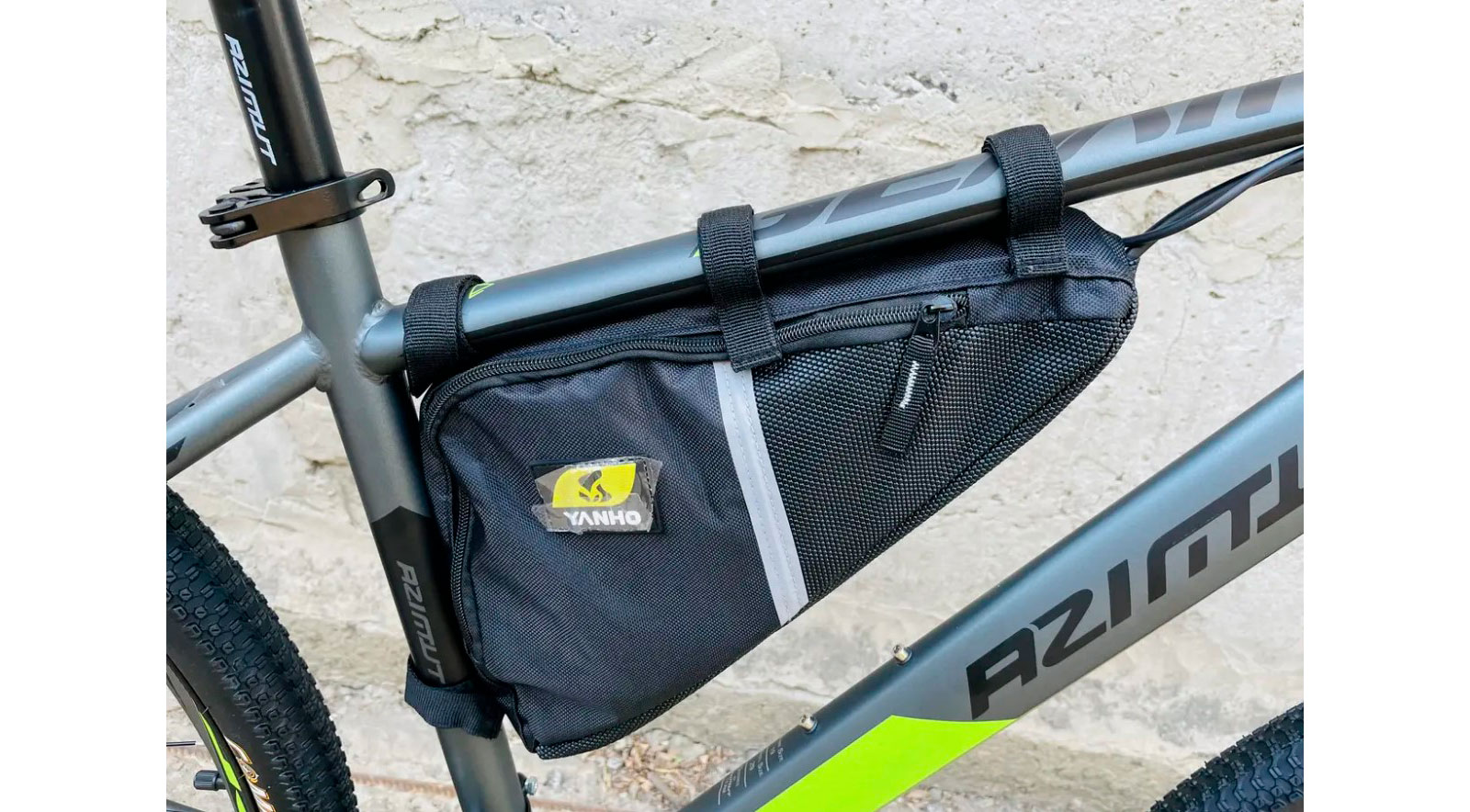 Велосипед Azimut Е-Gemini 29" 36V/500W/12Ah li-ion Samsung Серо-зеленый 2 Велосипед Azimut Е-Gemini 29" 36V/500W/12Ah li-ion Samsung Серо-зеленый 2