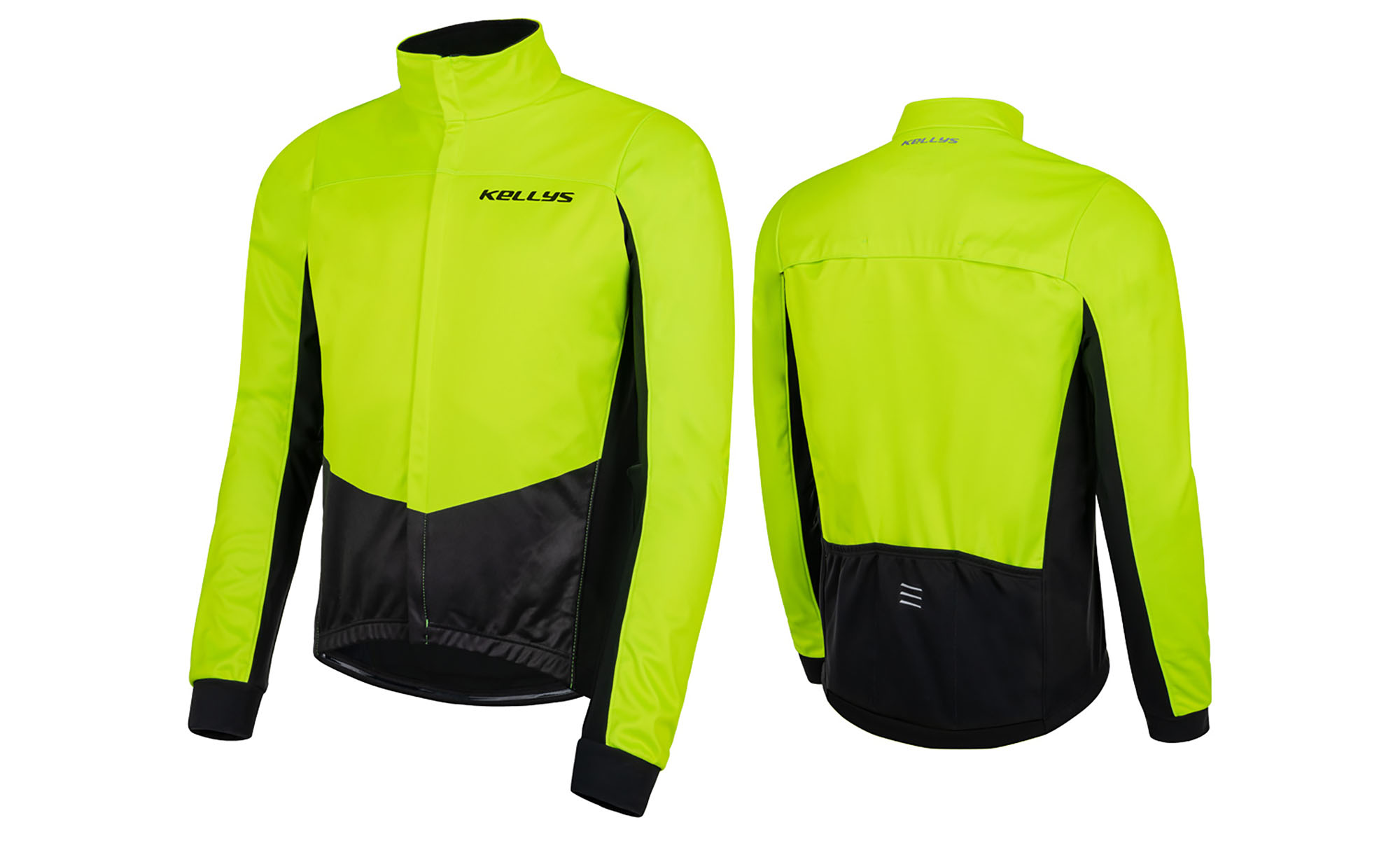 Велокуртка утепленная мембранная KLS Rival 2 ярко-зеленый, размер XL 