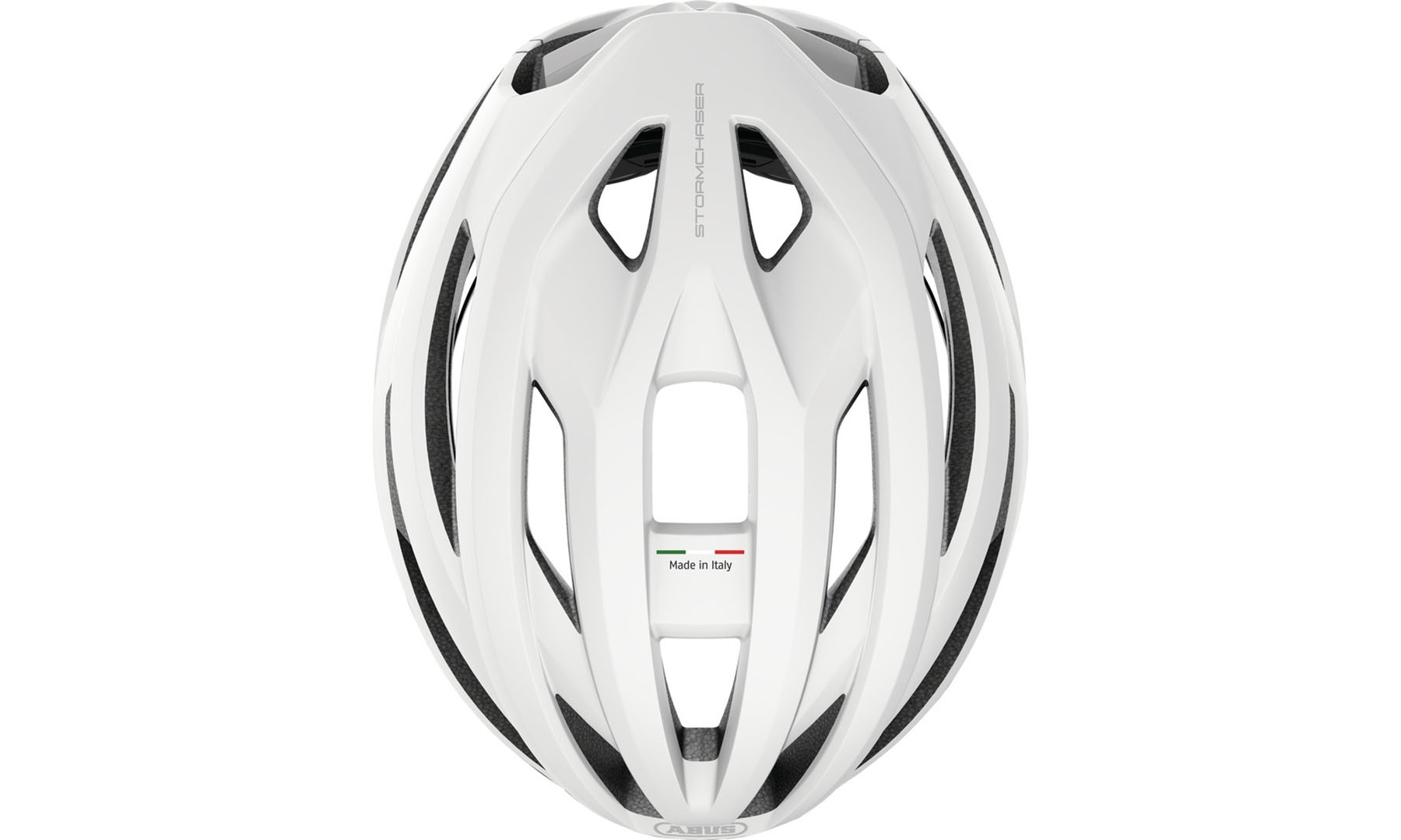 Велошлем спортивный ABUS STORMCHASER ACE polar white, размер M (54-58 см), белый 4