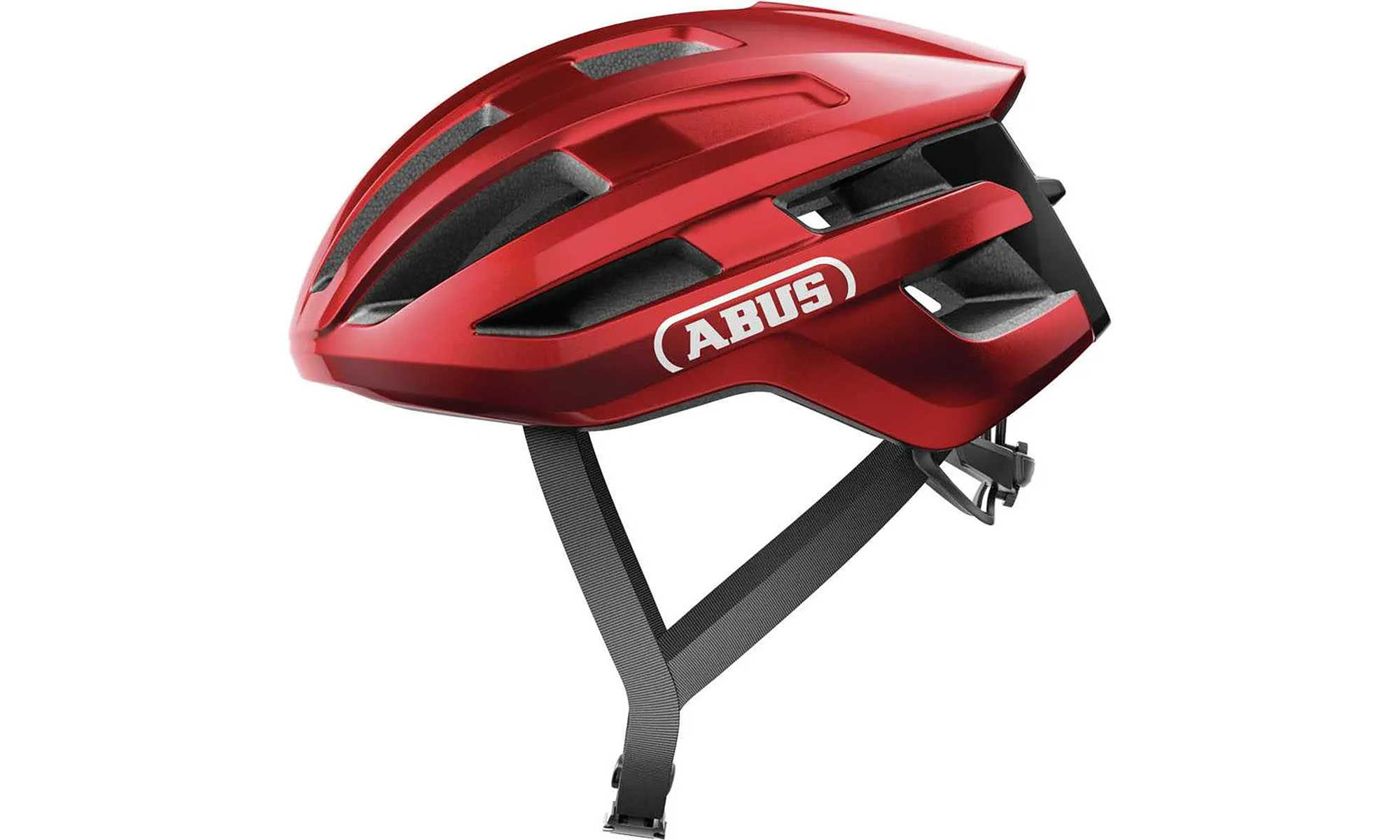Велошлем спортивный ABUS POWERDOME, blaze red, размер M (54-58 см), красный