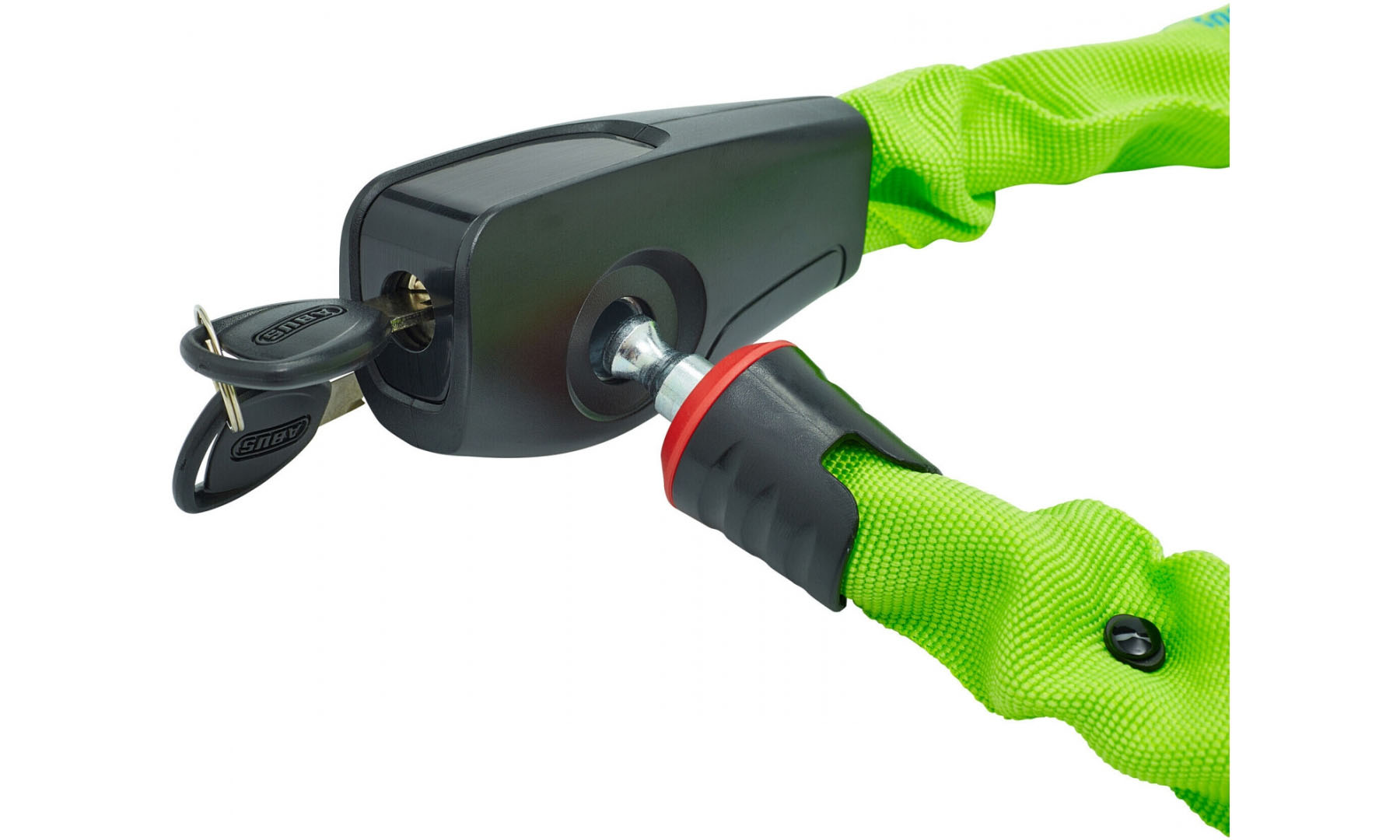 Замок с цепью ABUS 6806K/85 NEON GN зеленый (square Chain) 2