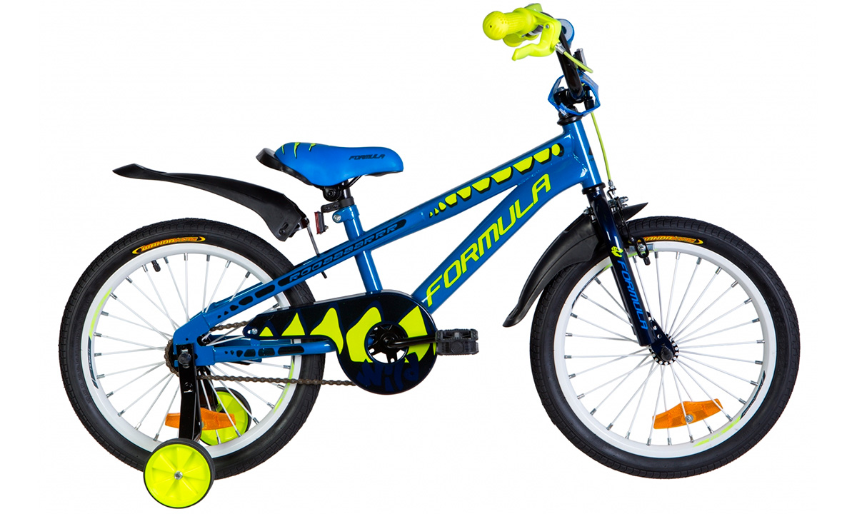 Фотографія Велосипед Formula WILD 18" (2021) 2021 Синьо-жовтий