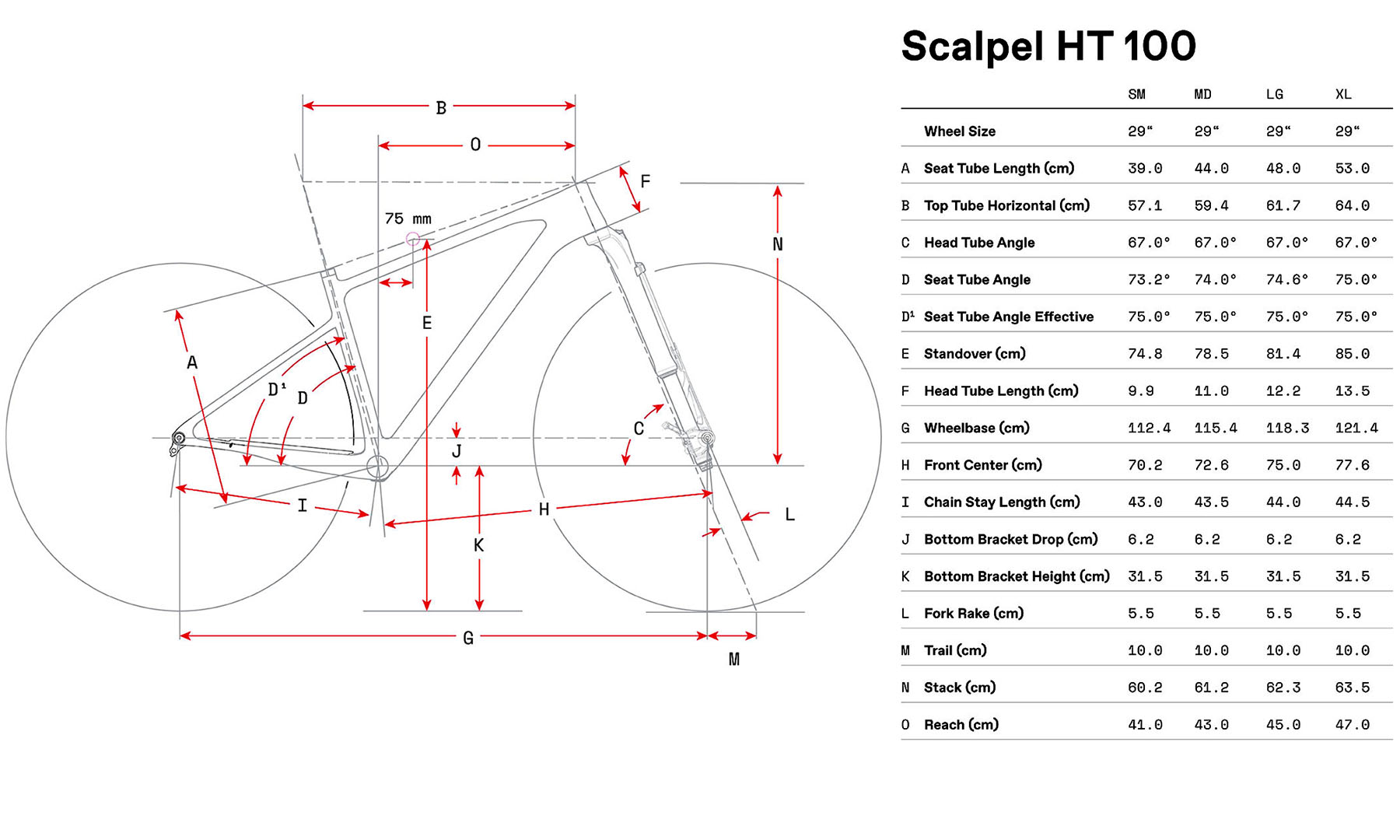 Фотографія Велосипед Cannondale SCALPEL HT Carbon 3 29" рама M 2024 HLT 2
