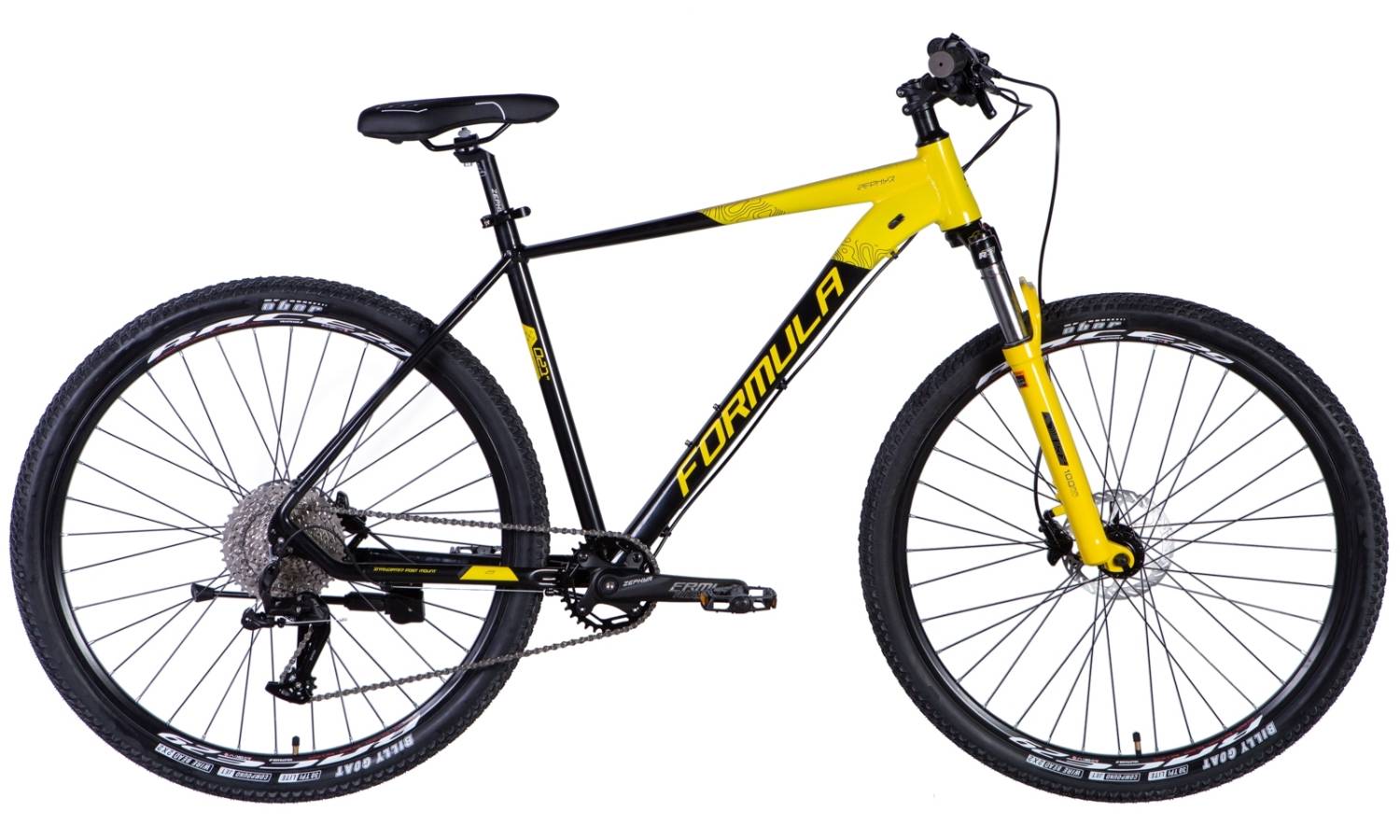 Фотография Велосипед Formula ZEPHYR 1.0 AM HDD 29" размер XL рама 21 2024 Черно-желтый
