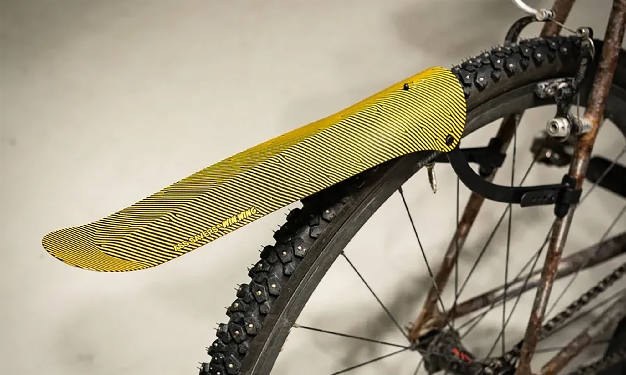 Крило заднє ASS SAVERS, Win Wing Gravel 2, золотаве 2 Крило заднє ASS SAVERS, Win Wing Gravel 2, золотаве 2