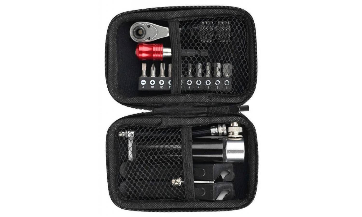 Ключ трещітка ProX KIT-16, 90мм з шестигранниками та насосом 3