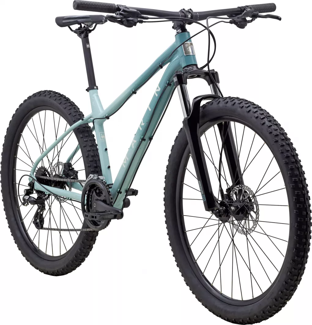 Фотография Велосипед Marin WILDCAT TRAIL WFG 2 27,5" размер M 2023 Голубой 2