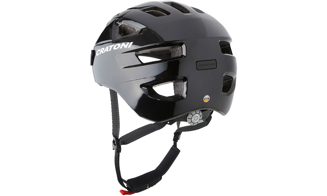Фотография Велосипедный шлем Cratoni C-Swift размер универсальный (53-59 см), Черный 2