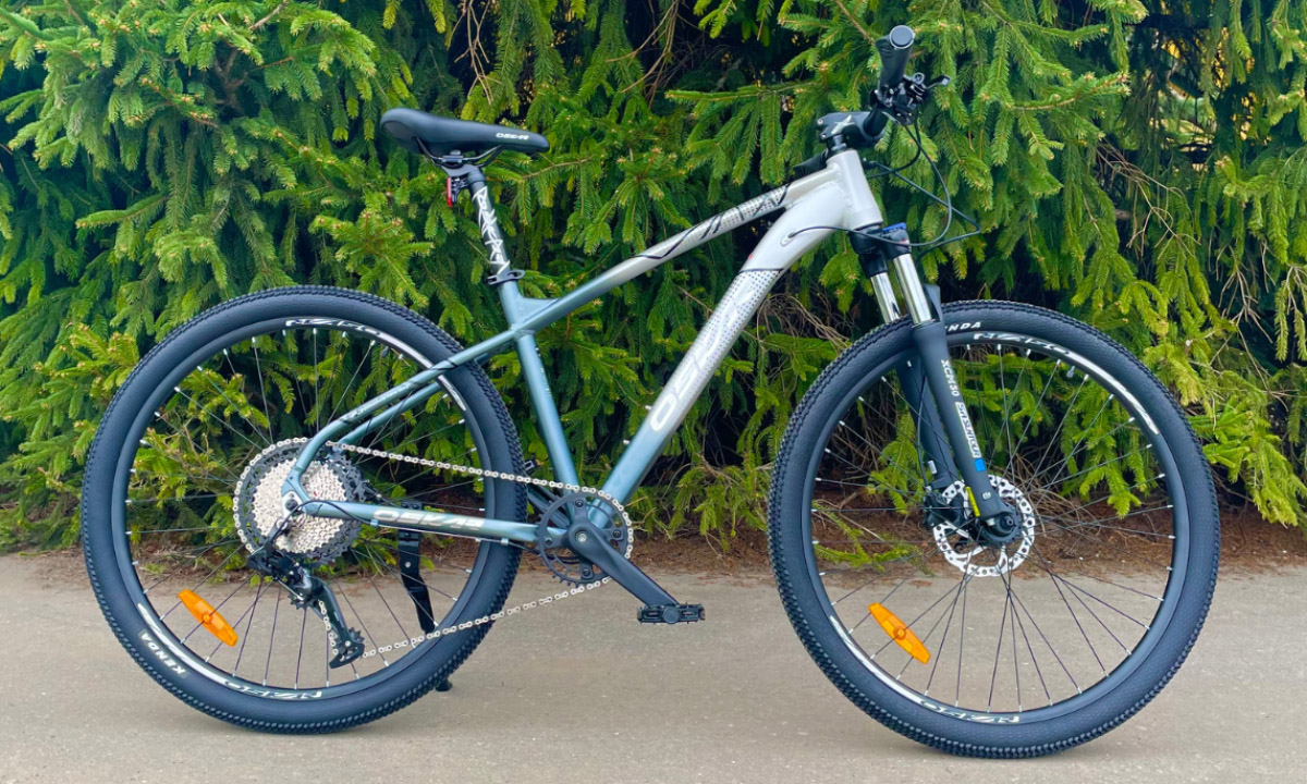 Фотография Велосипед Oskar Veva 27,5", размер M, 2023 серый 3