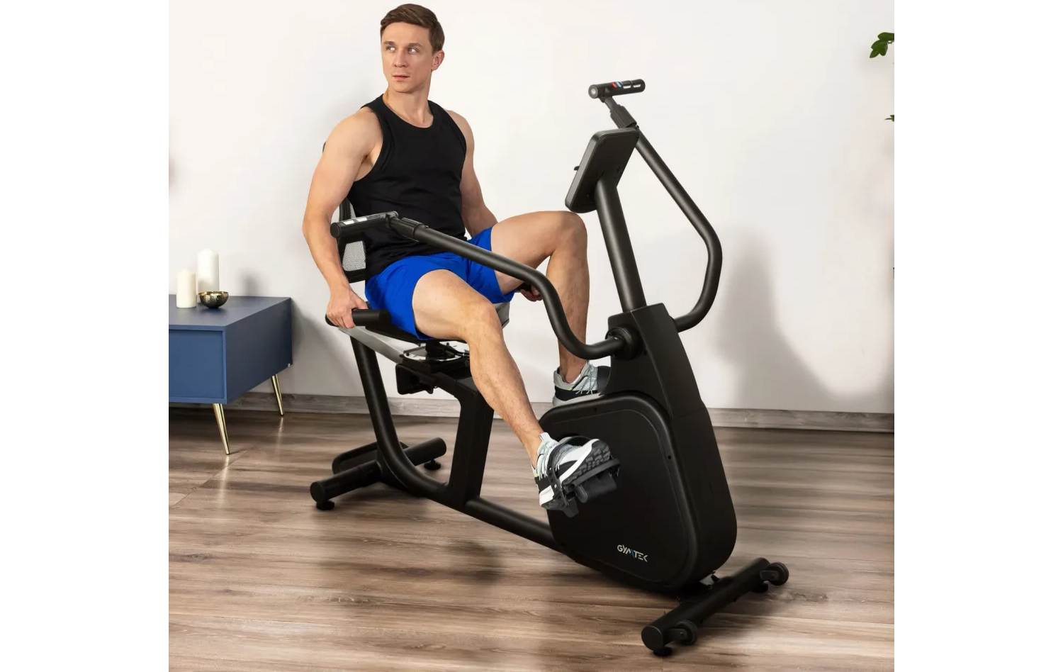 Горизонтальный велотренажер Gymtek XBR8000 электромагнитный 17