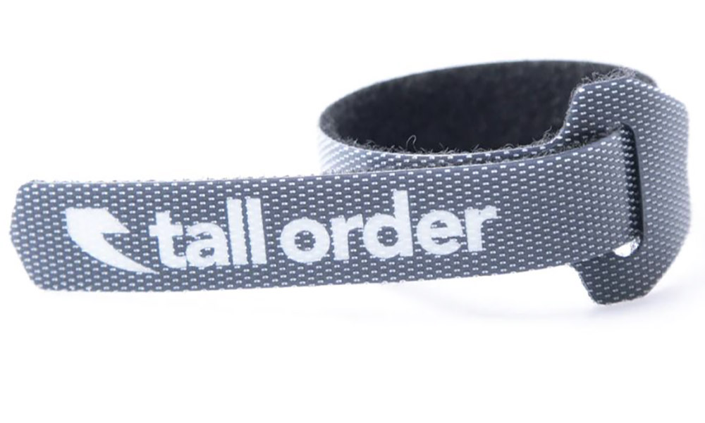 Фотография Лента для фиксации тормозного кожуха к раме Tall Order Velcro - серая