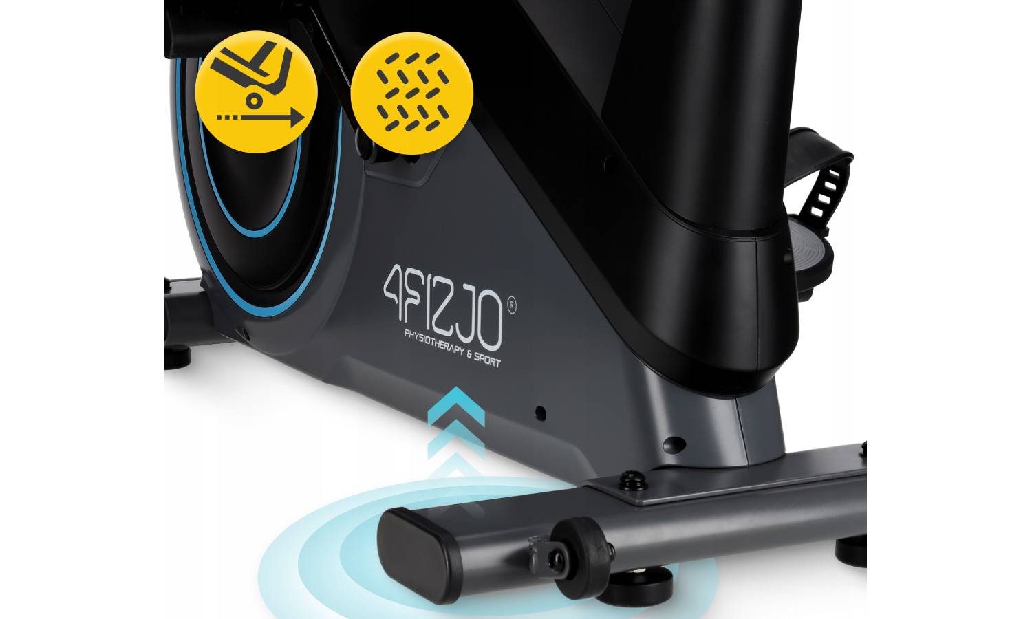 Велотренажер магнитный 4FIZJO Pro+ Black/Blue 7 Велотренажер магнитный 4FIZJO Pro+ Black/Blue 7