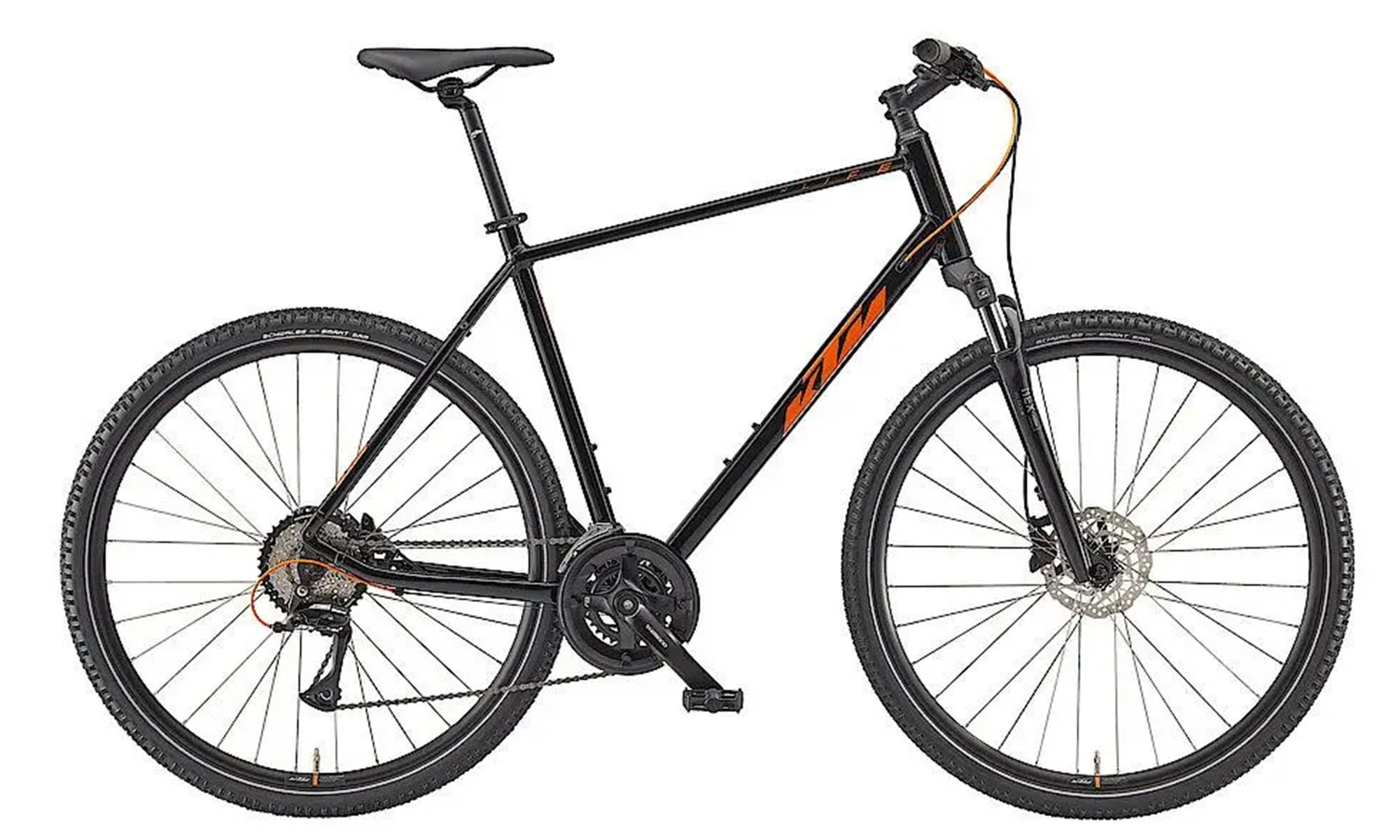 Велосипед KTM X-LIFE TRACK 28", размер S, рама D 46, год 2026, черный 