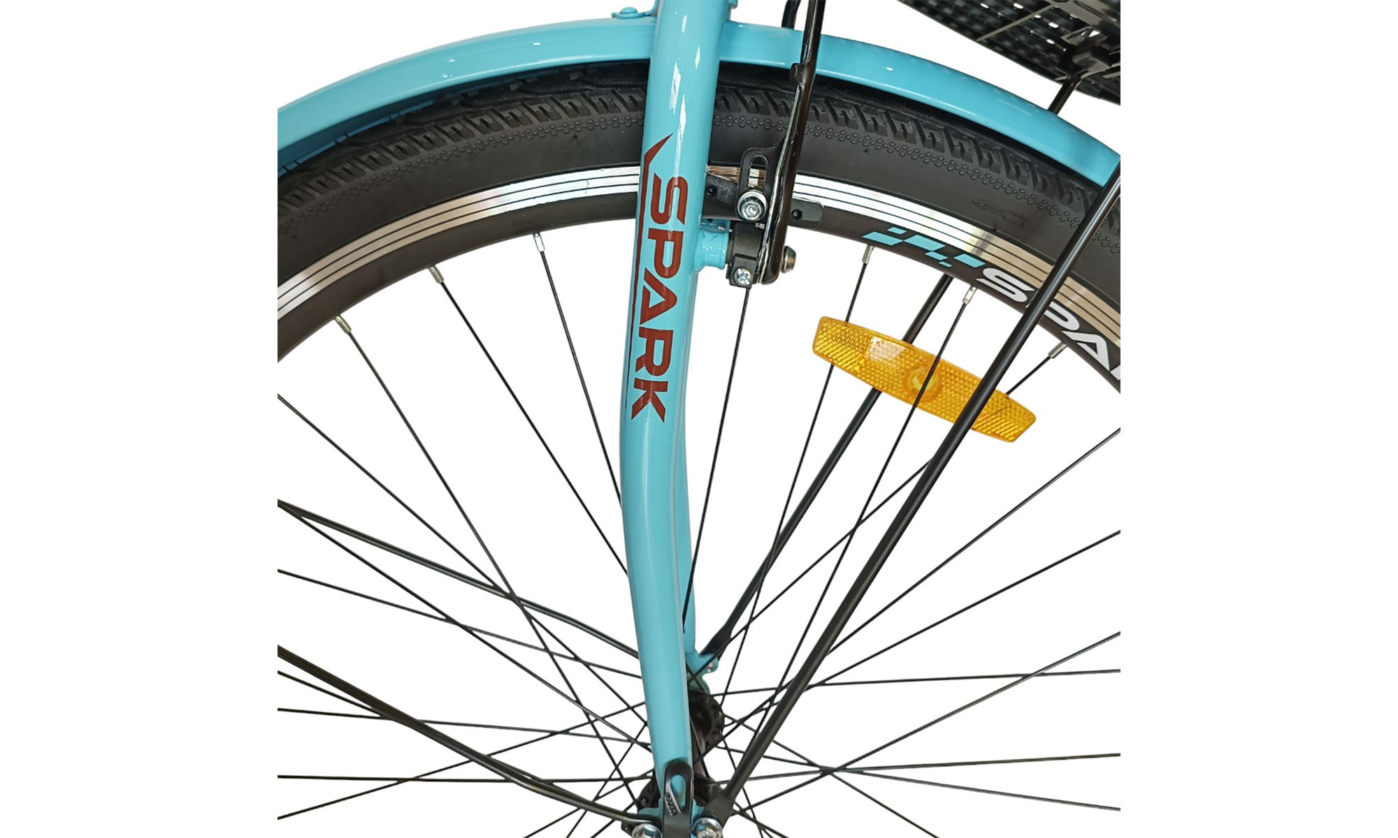 Велосипед SPARK CITY MIRA 28", размер M, рама - 18", год 2026, голубой 3