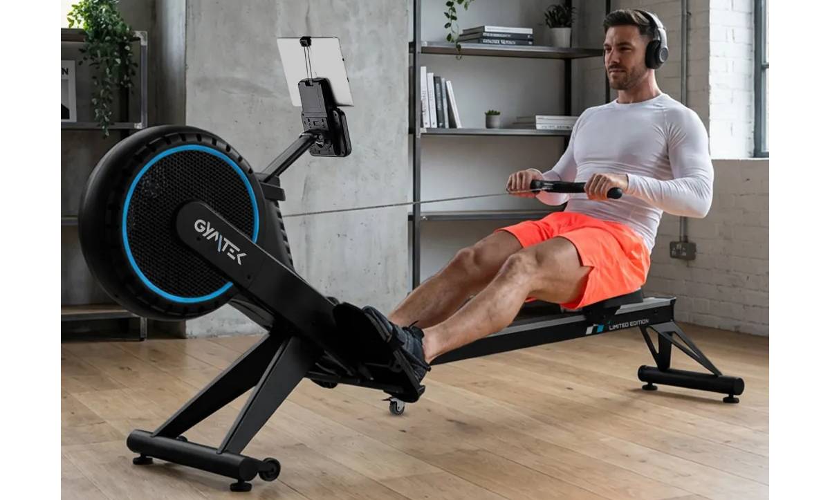 Гребной тренажер Gymtek XR2500 воздушный электромагнитный 15 Гребной тренажер Gymtek XR2500 воздушный электромагнитный 15