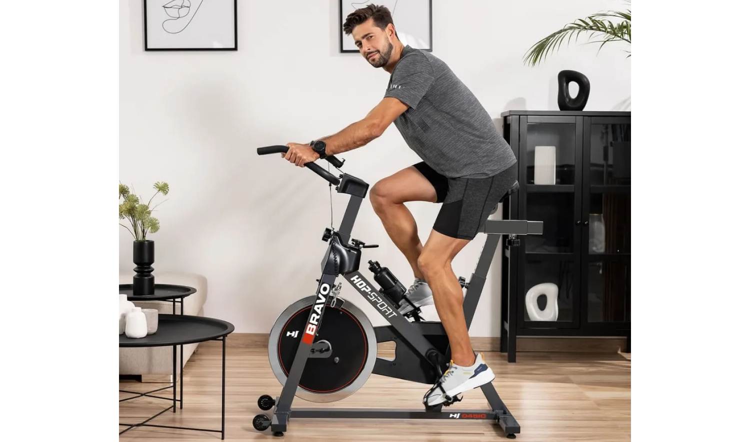 Спинбайк Hop-Sport HS-045IC Bravo черный 15