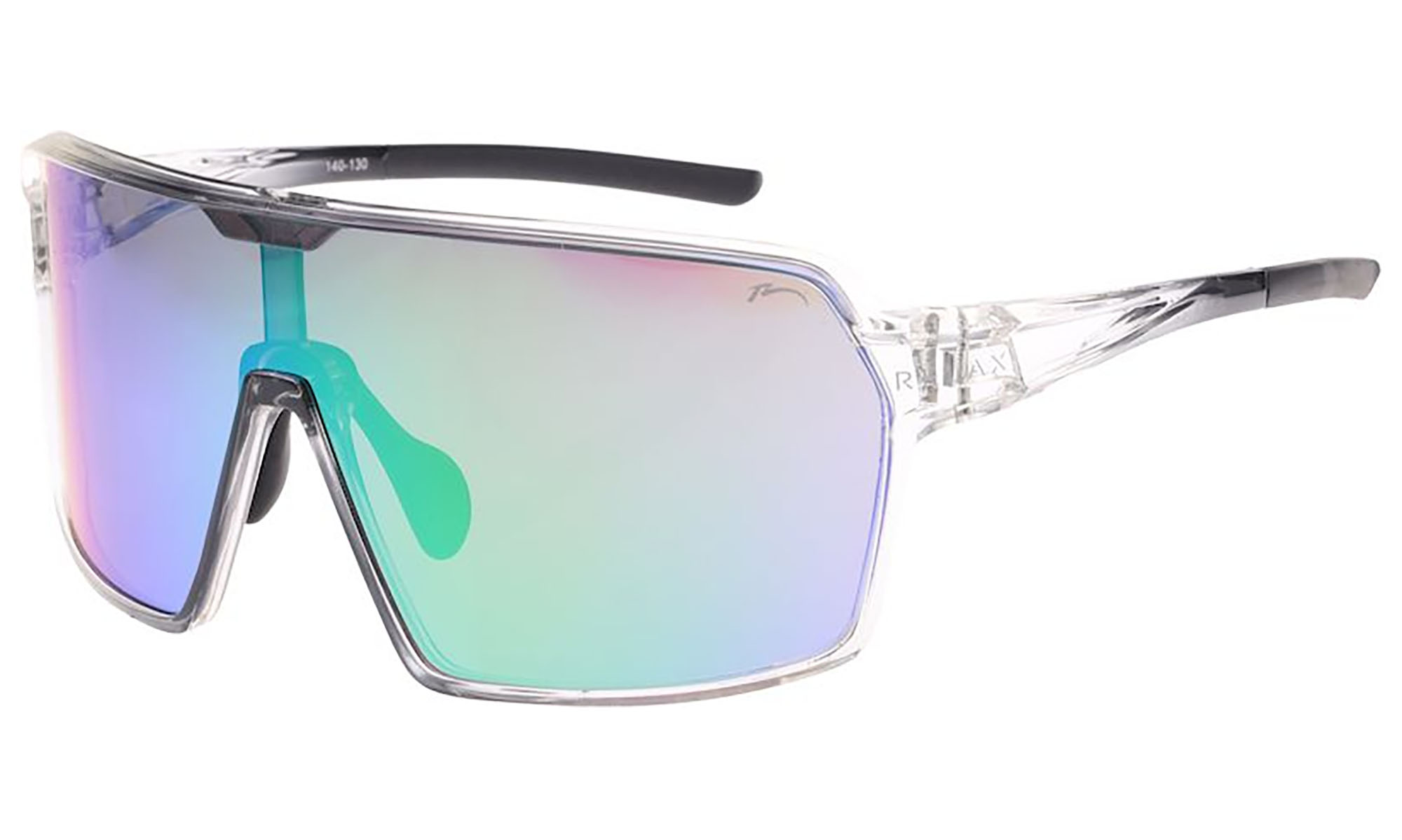 Очки Relax Timor черные кристальные, линза smoke (PC), green revo, кат. 3 Очки Relax Timor черные кристальные, линза smoke (PC), green revo, кат. 3