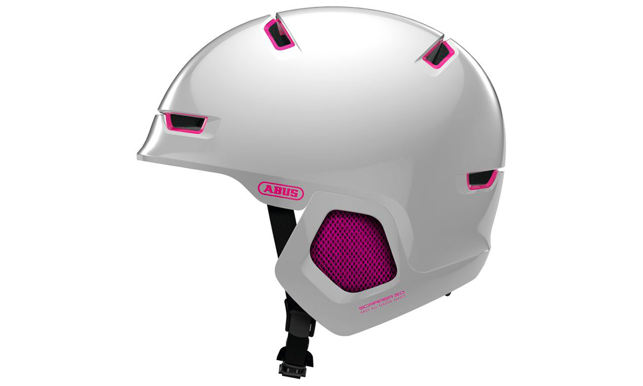 Фотография Шлем ABUS SCRAPER 3.0 ERA размер L (57-62 см), Бело-розовый