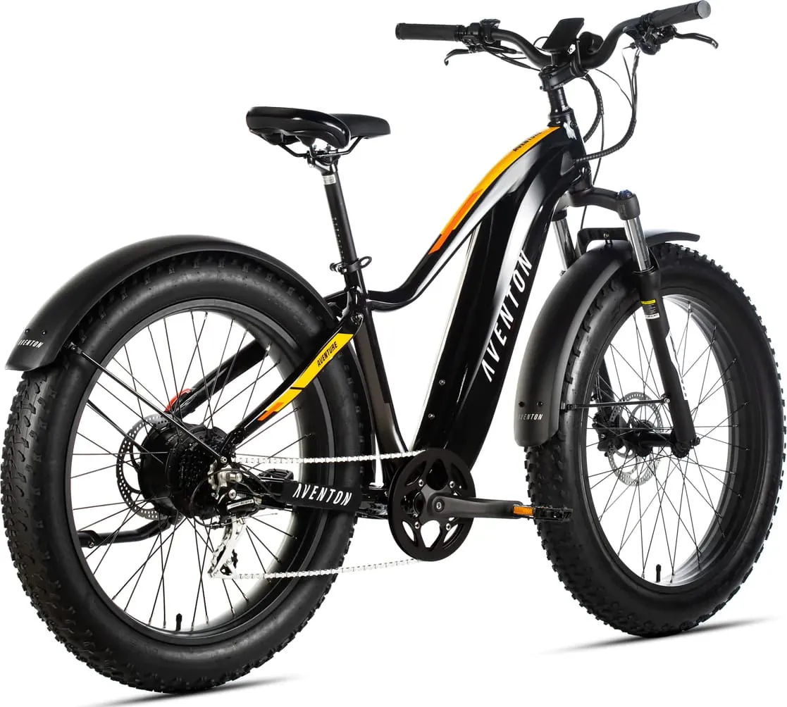 Електровелосипед Aventon Aventure 750 26" рама L (2023) Чорний 3