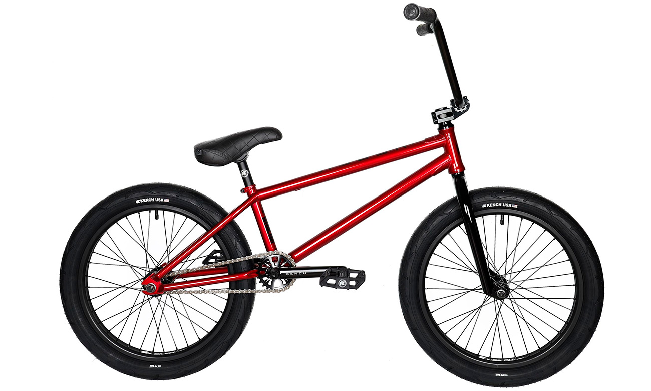 Фотография Велосипед BMX KENCH-Pro Chr-Mo (2020), размер рамы L, бордовый