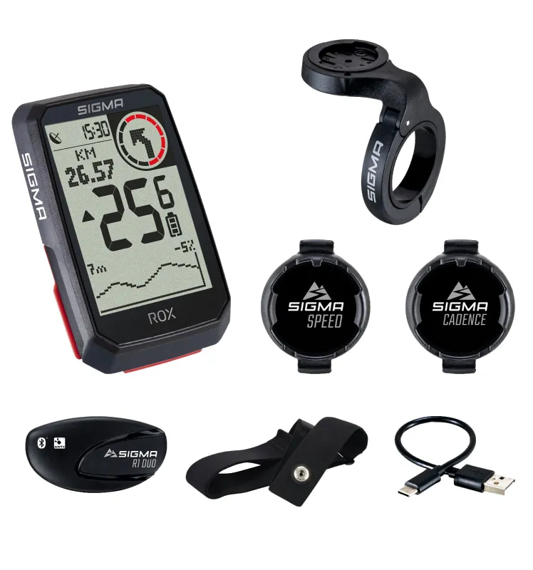 Велокомпьютер ROX 4.0 Sensor Set Sigma Sport Черный 2 Велокомпьютер ROX 4.0 Sensor Set Sigma Sport Черный 2