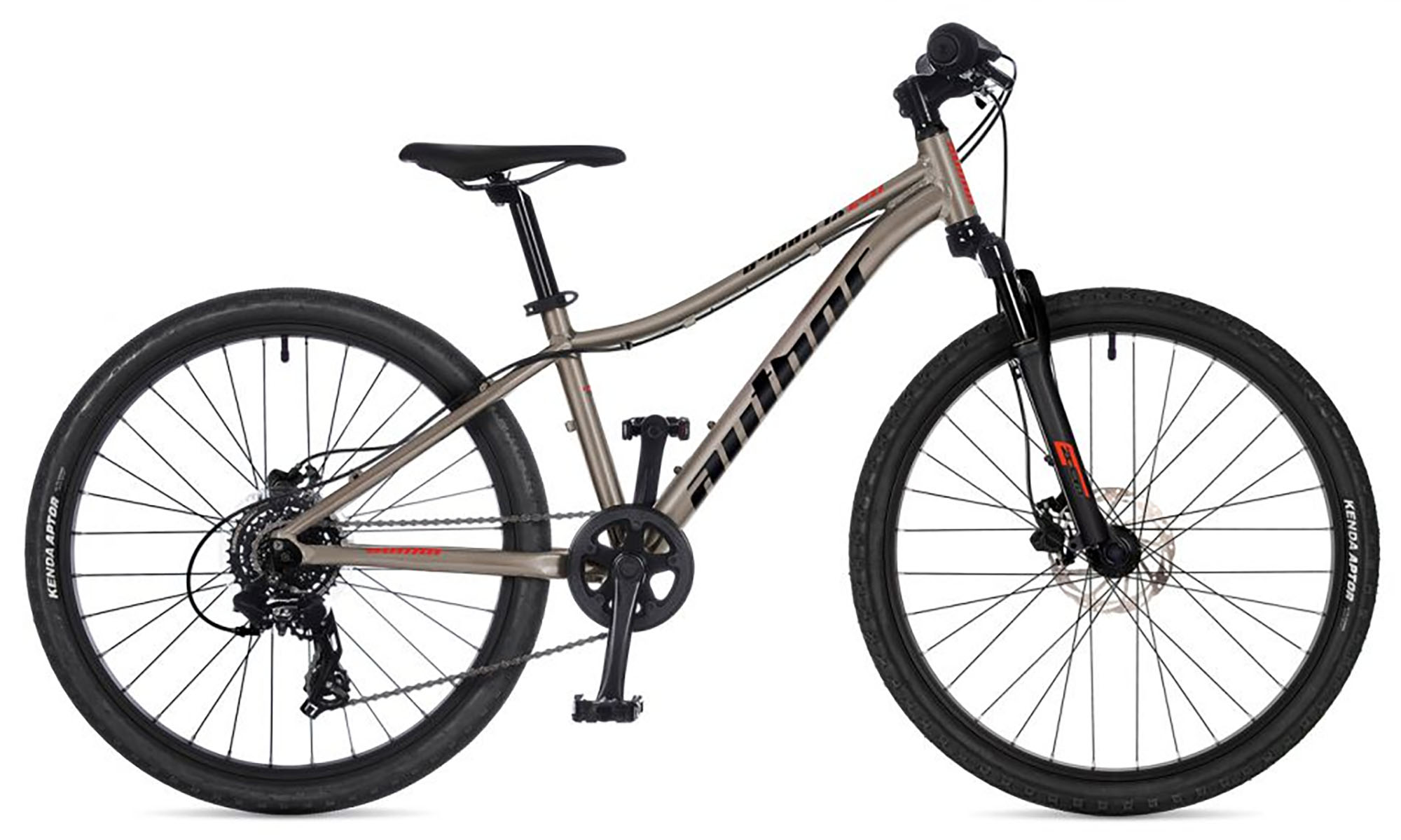 Велосипед AUTHOR A-MATRIX 24"D, размер XXS, рама 12,5", год 2026, Титановый / Черный матовый 