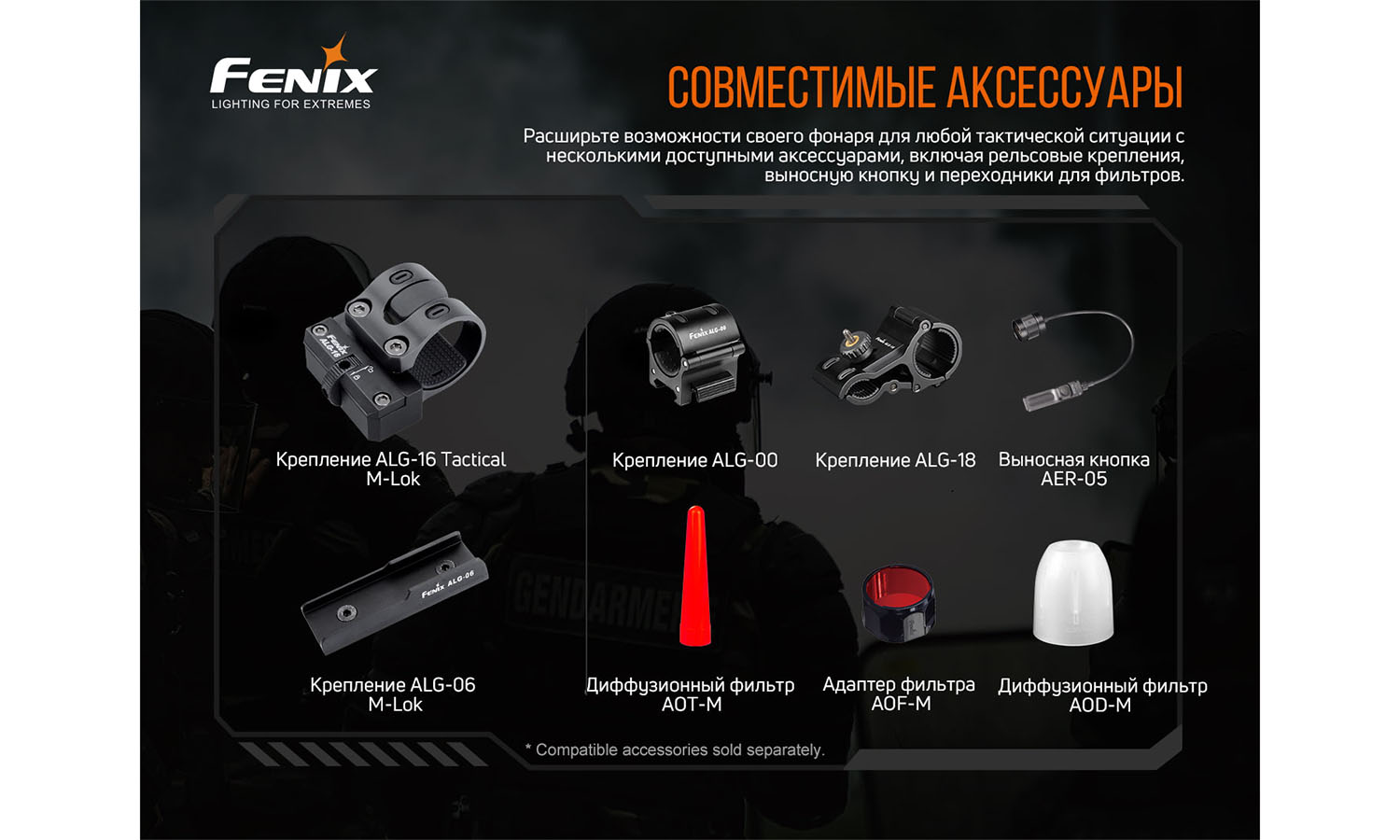 Фонарь ручной Fenix TK20R V2.0 8
