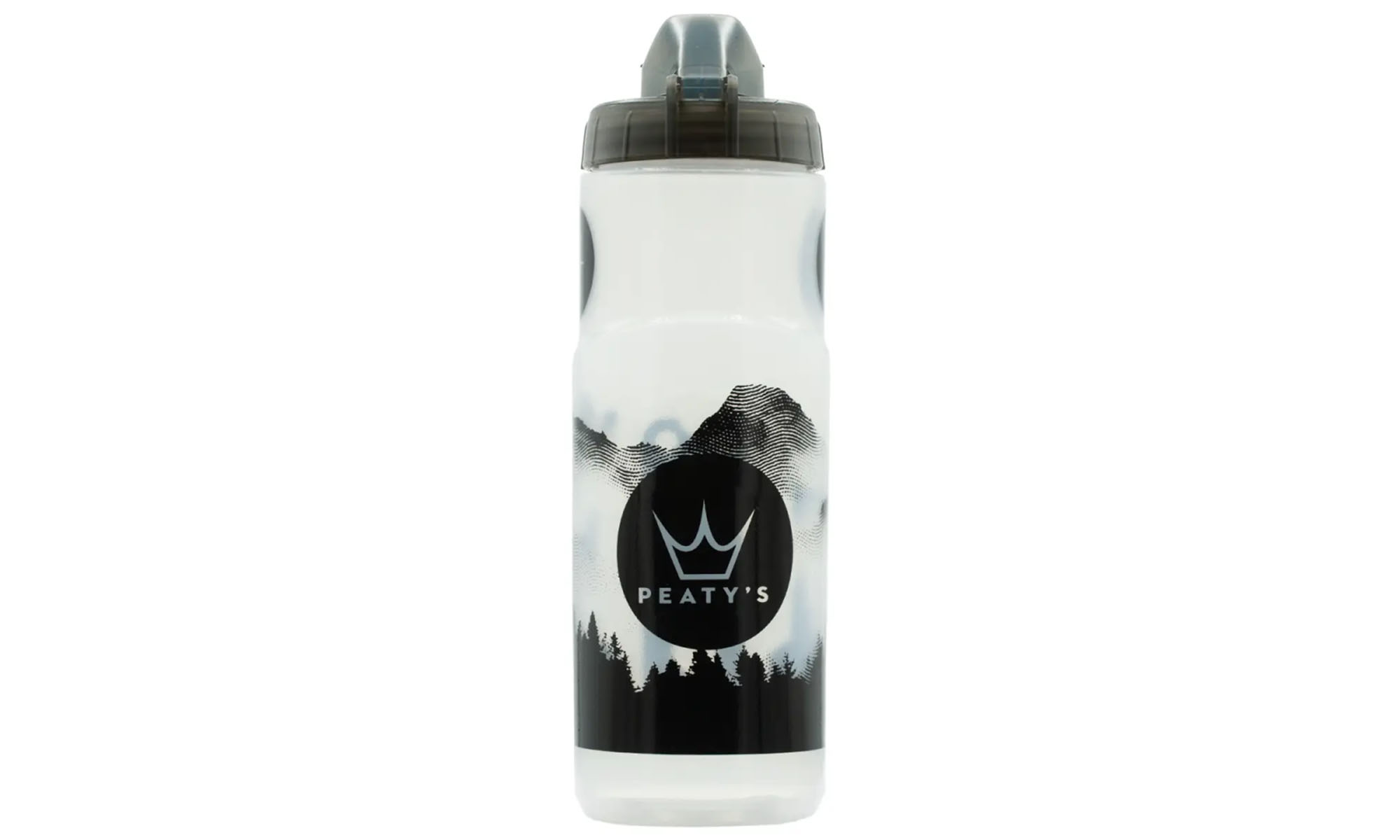 Фляга Peaty's x Fidlock Lockin Bottle, Mountains / Clear, 450ml 2 Фляга Peaty's x Fidlock Lockin Bottle, Mountains / Clear, 450ml 2