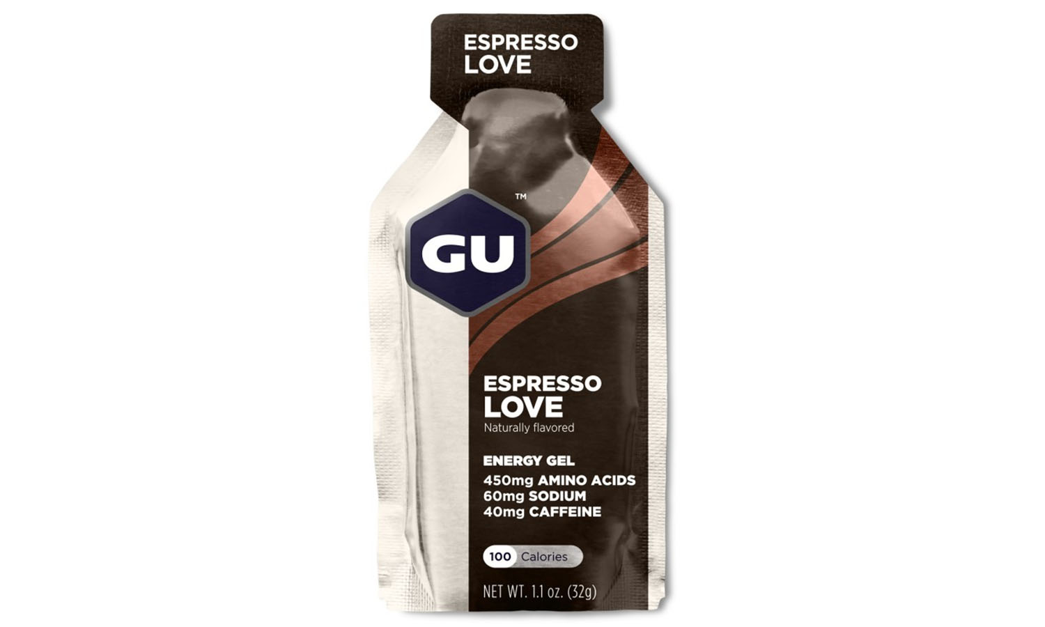 Фотография Энергетический гель GU Energy Espresso Love, 32 г (40 мг кофеина)