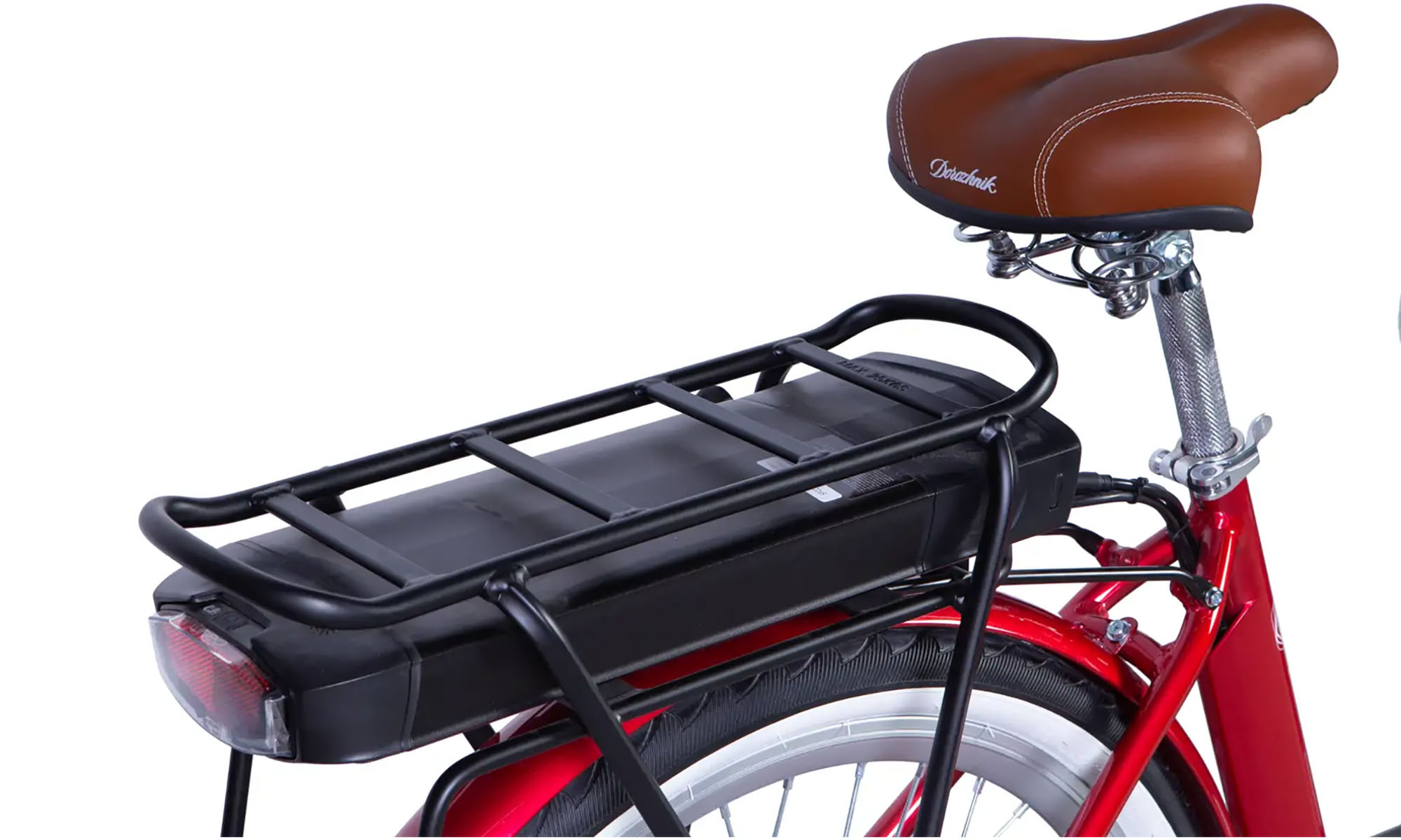 Велосипед з електроприводом Dorozhnik eRUBY DD FR 26", розмір M, рама-17", 36B, 13А*г, 500Вт, рік 2026, мокрий асфальт 4