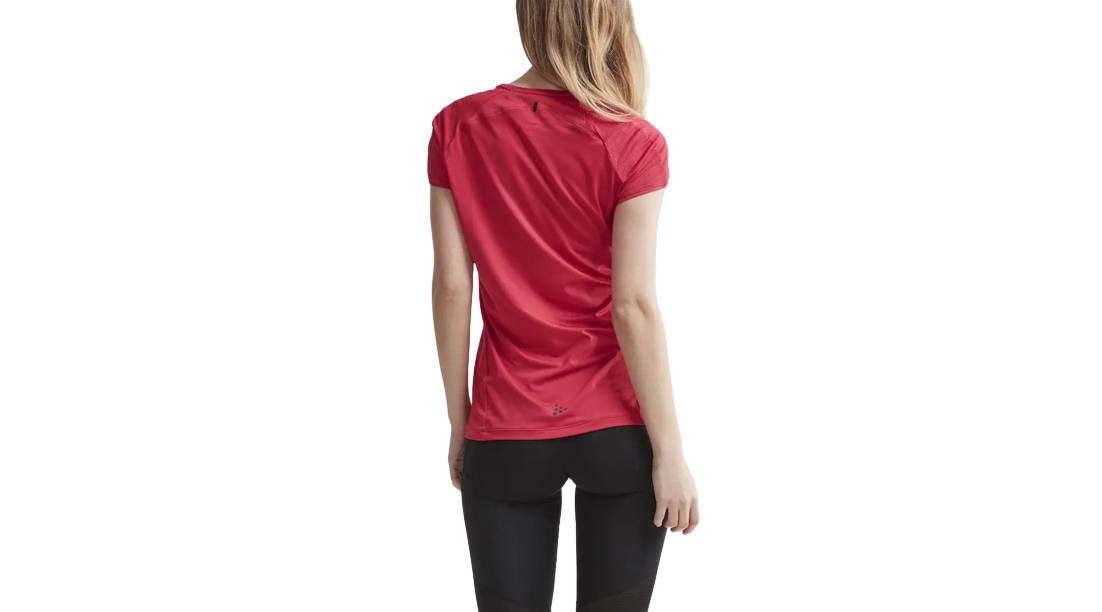 Фотография Футболка Craft Shade SS Tee женская, размер S, сезон SS 19, розовая 3