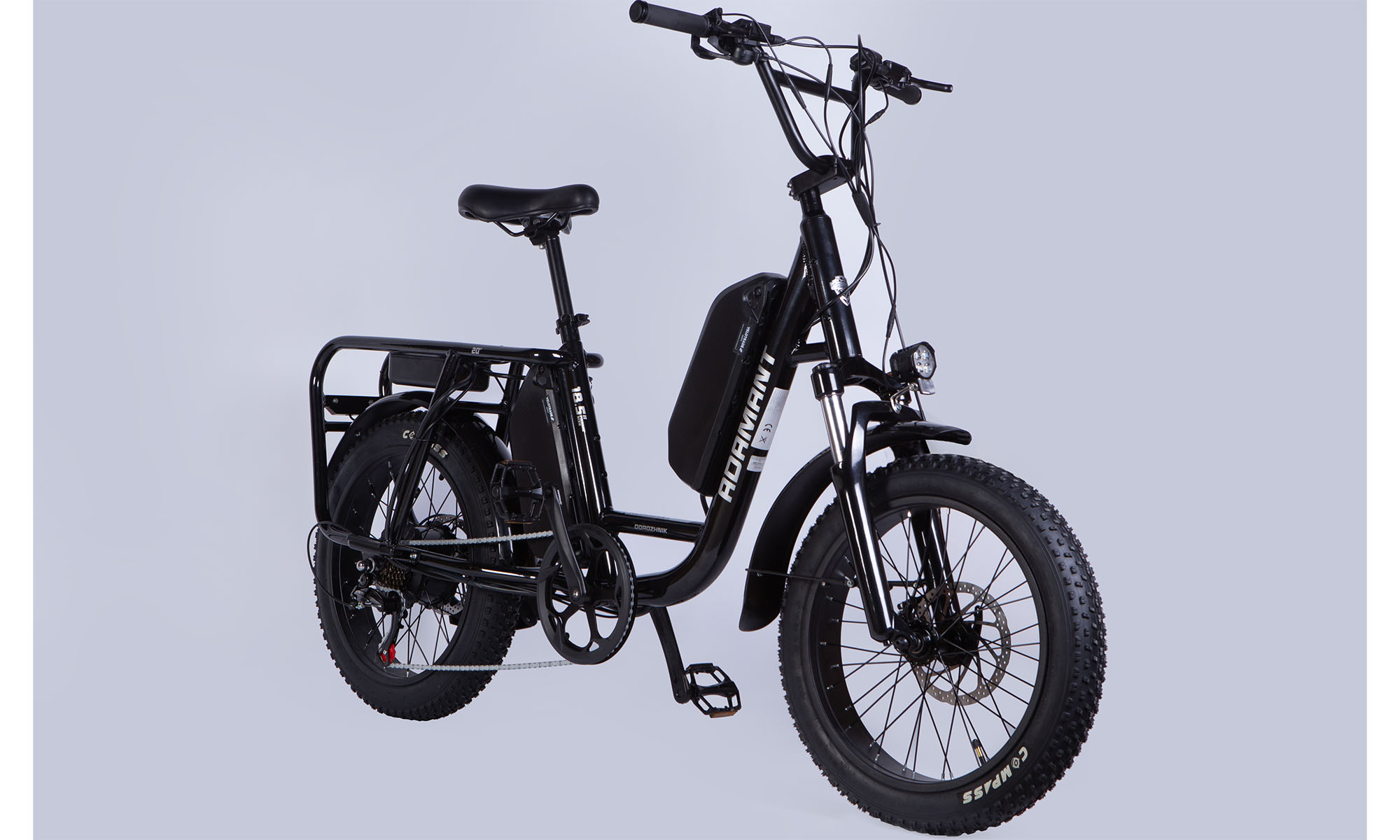 Велосипед з електроприводом Dorozhnik eADAMANT HDD 20", розмір M, рама 18,5" 48B 17.5+12.5А*г 1000Вт, 2025, чорний, крила, підніжка 5 Велосипед з електроприводом Dorozhnik eADAMANT HDD 20", розмір M, рама 18,5" 48B 17.5+12.5А*г 1000Вт, 2025, чорний, крила, підніжка 5