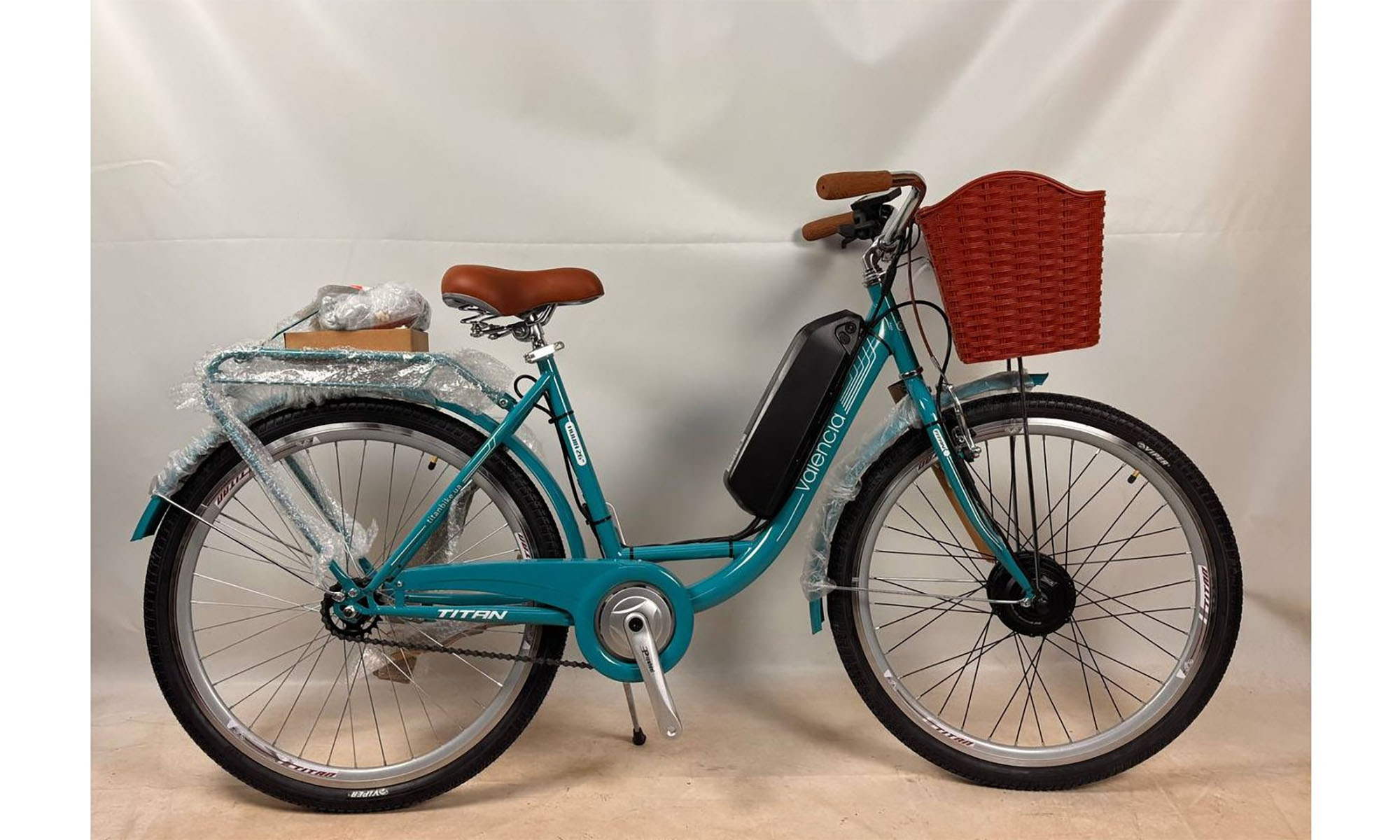 Titan Valencia 26 Електрична електростанція, розмір M, рамка 18 ", 2021, зелений 350W 36V10Ah з дисплеєм 2