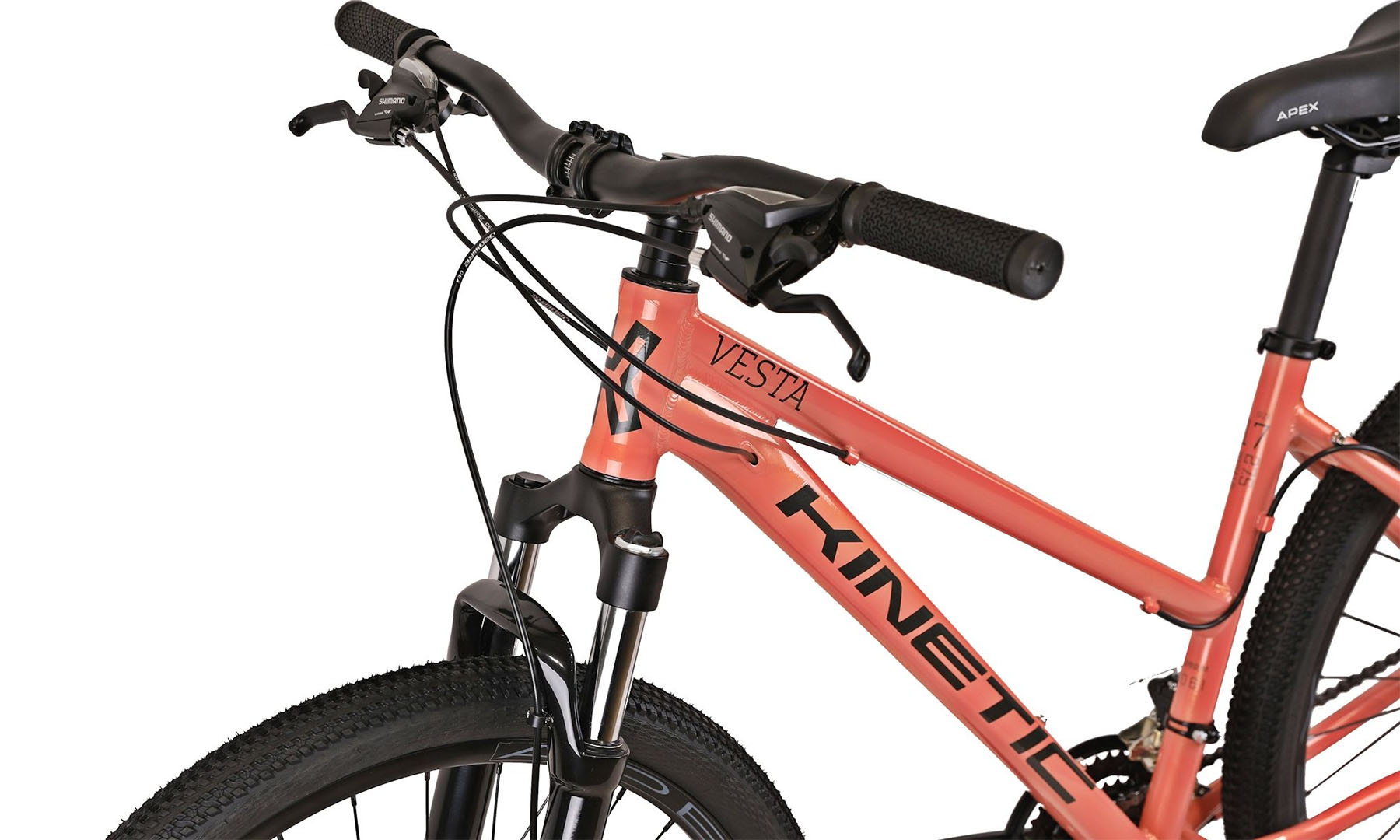 Велосипед Kinetic Vesta 27,5" розмір S рама 15", 2025, Персиковий 5