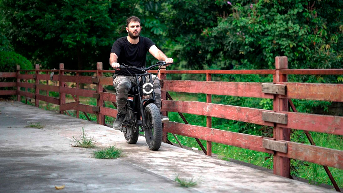 Електровелосипед фетбайк IDPOO IM-J1 (750 Вт; 15,6 Ah 48 В) 20х4", чорний 3