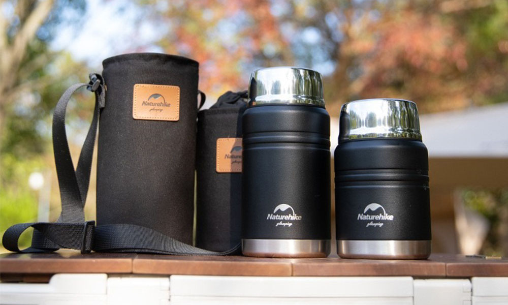 Термос для їжі Naturehike Stew beaker NH20SJ041, 304 сталь, 0.5 л, чорний 2 Термос для їжі Naturehike Stew beaker NH20SJ041, 304 сталь, 0.5 л, чорний 2