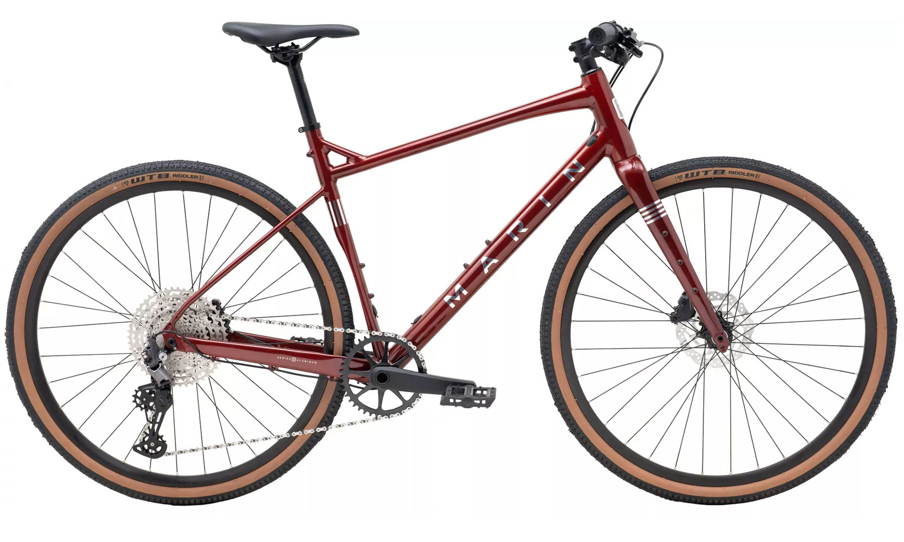 Фотография Велосипед Marin DSX 2 28" рама L 2024 Gloss Metallic Red/Chrome