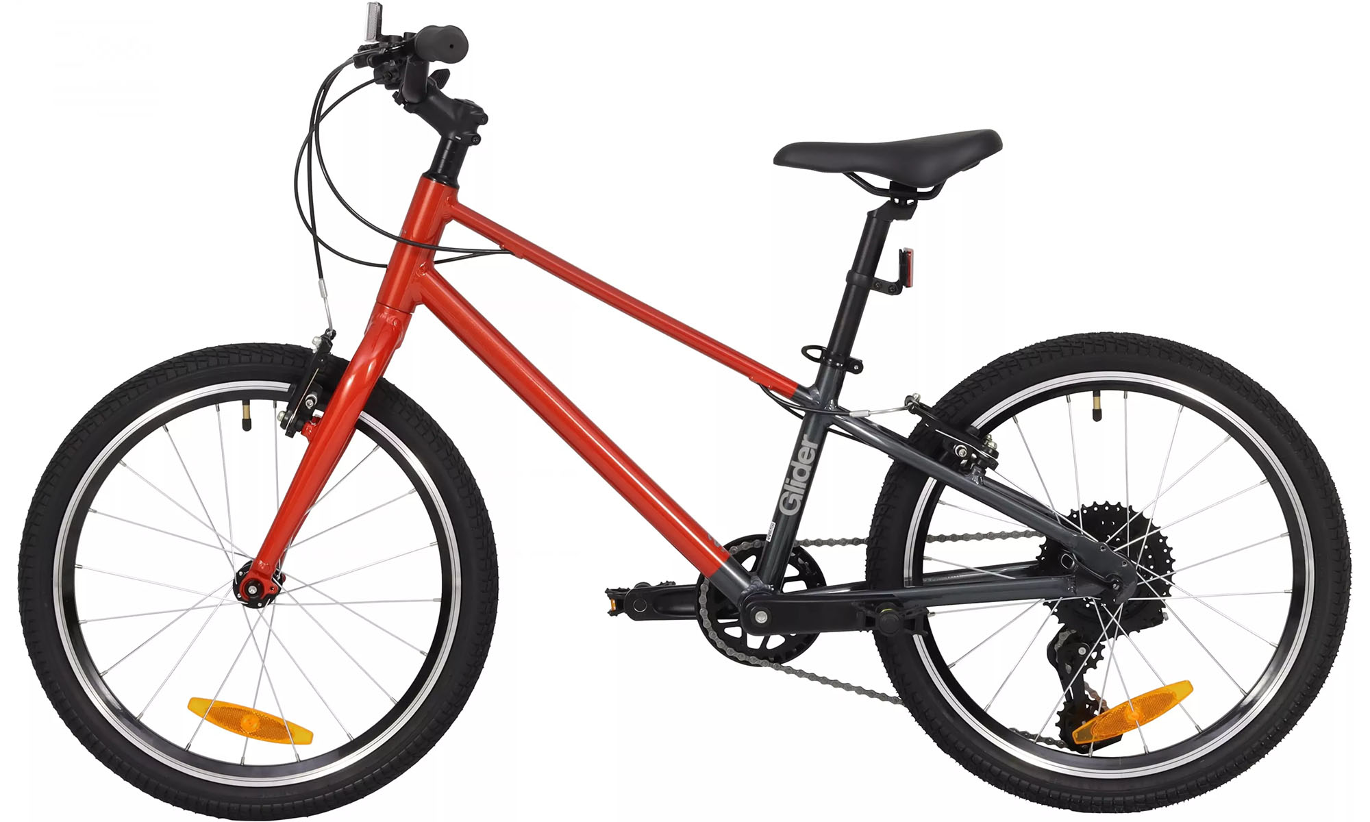 Велосипед Pride GLIDER 2.2 20" One size, 2025, красный 2