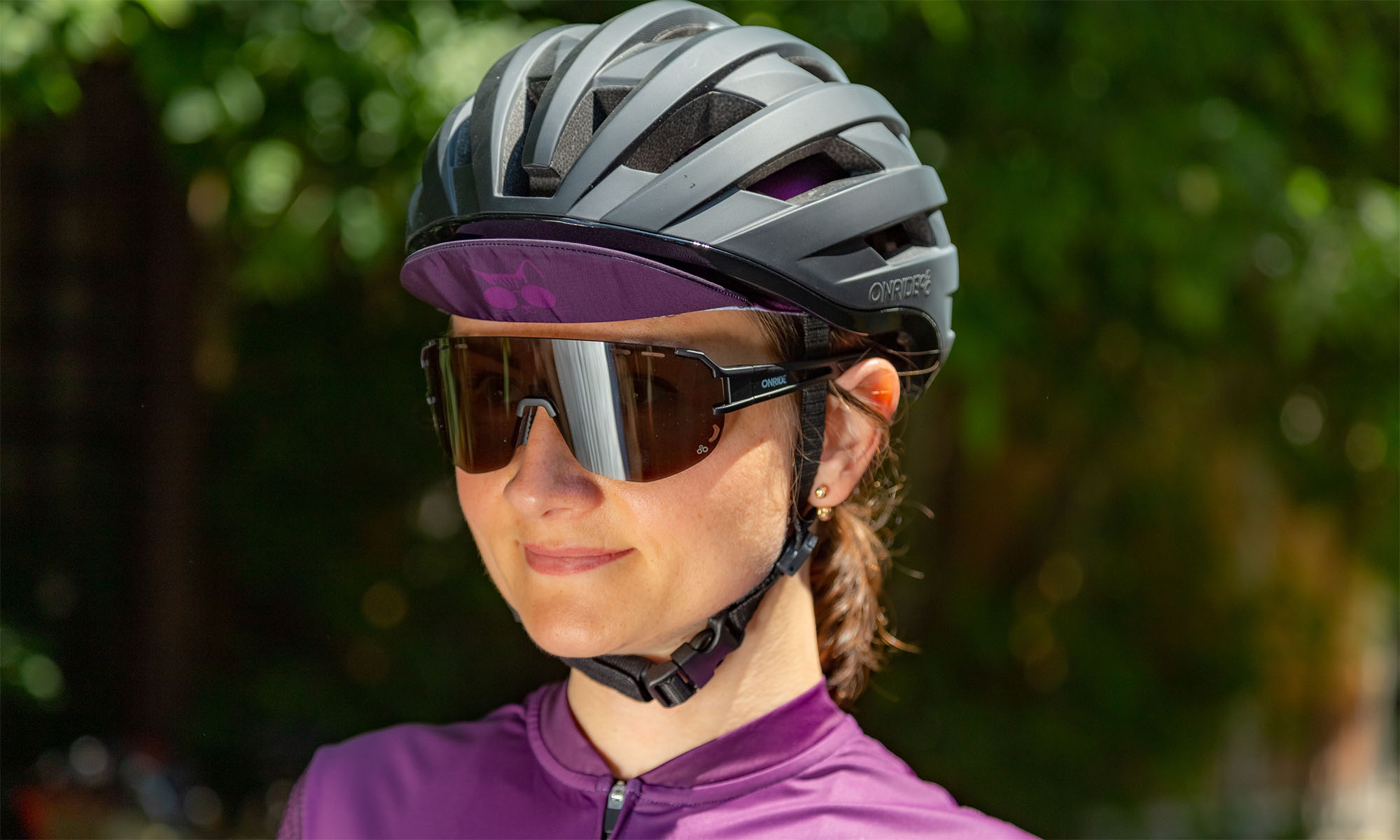 Велокепка ONRIDE Cat фіолетова розмір універсальний 2