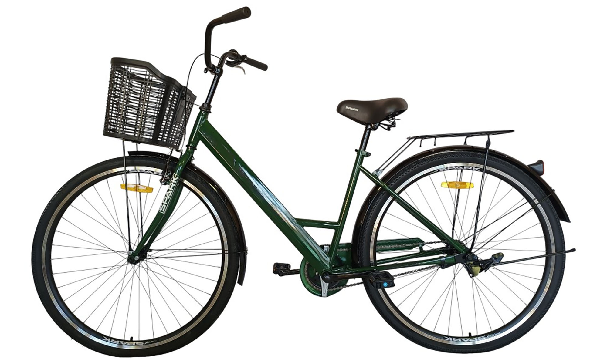 Велосипед SPARK CITY LIRA 28", размер M, рама 18", год 2026, темно-зеленый 4